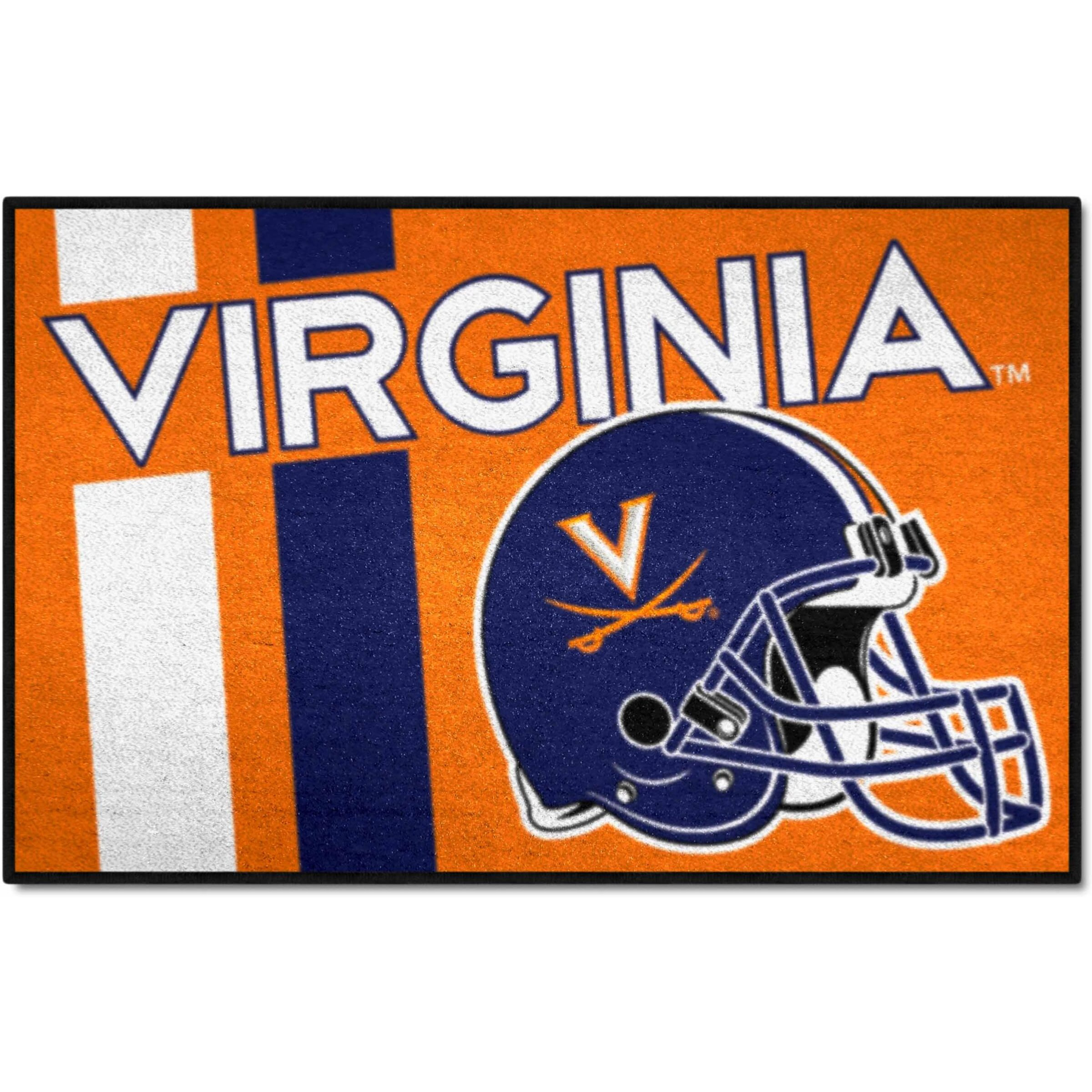 FANMATS 18787 Virginia Cavaliers Starter Mat Accent Rug - 19in. x 30in. | Sports Fan Home Decor Rug and Tailgating Mat Uniform Design