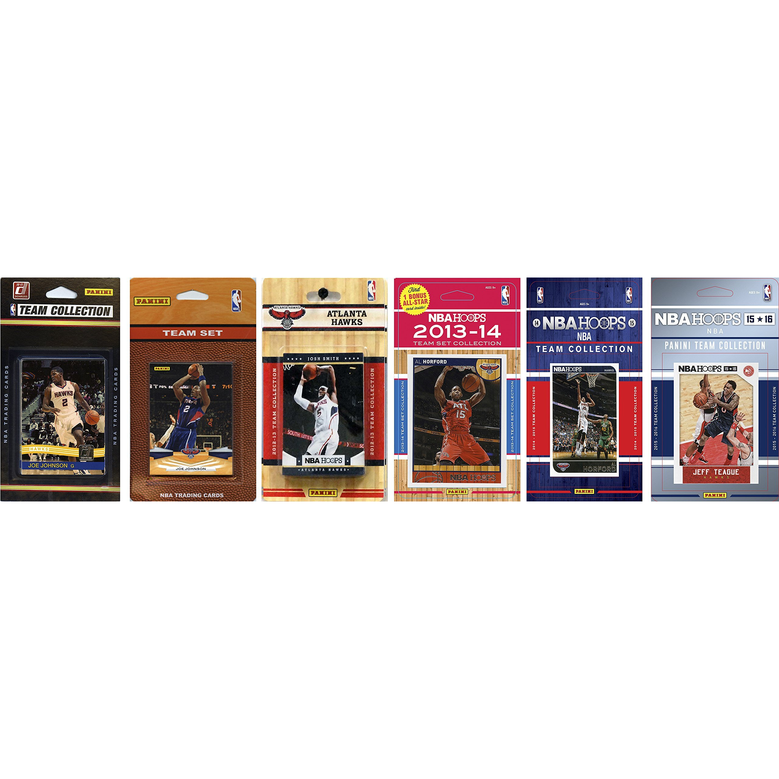 NBA Atlanta Hawks 6 Different Licensed Team Set Trading Card