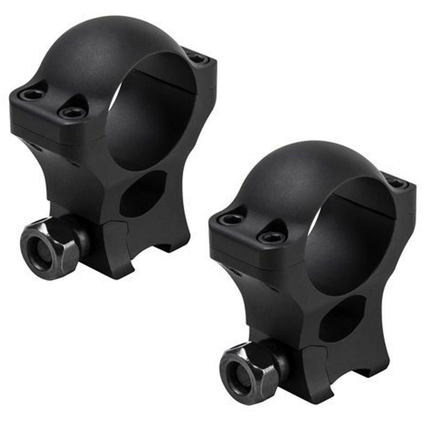 NC Star VR38D13 NcStar, 1  Hunter Rings, 3/8 Dovetail, 1.30  Height, Matte Black