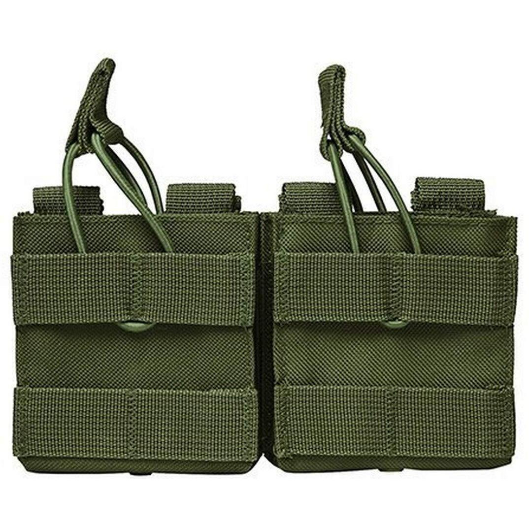 NC Star CV3082MP2977G AR10/M1A/FAL .308 Dual Magazine Pouch, Green