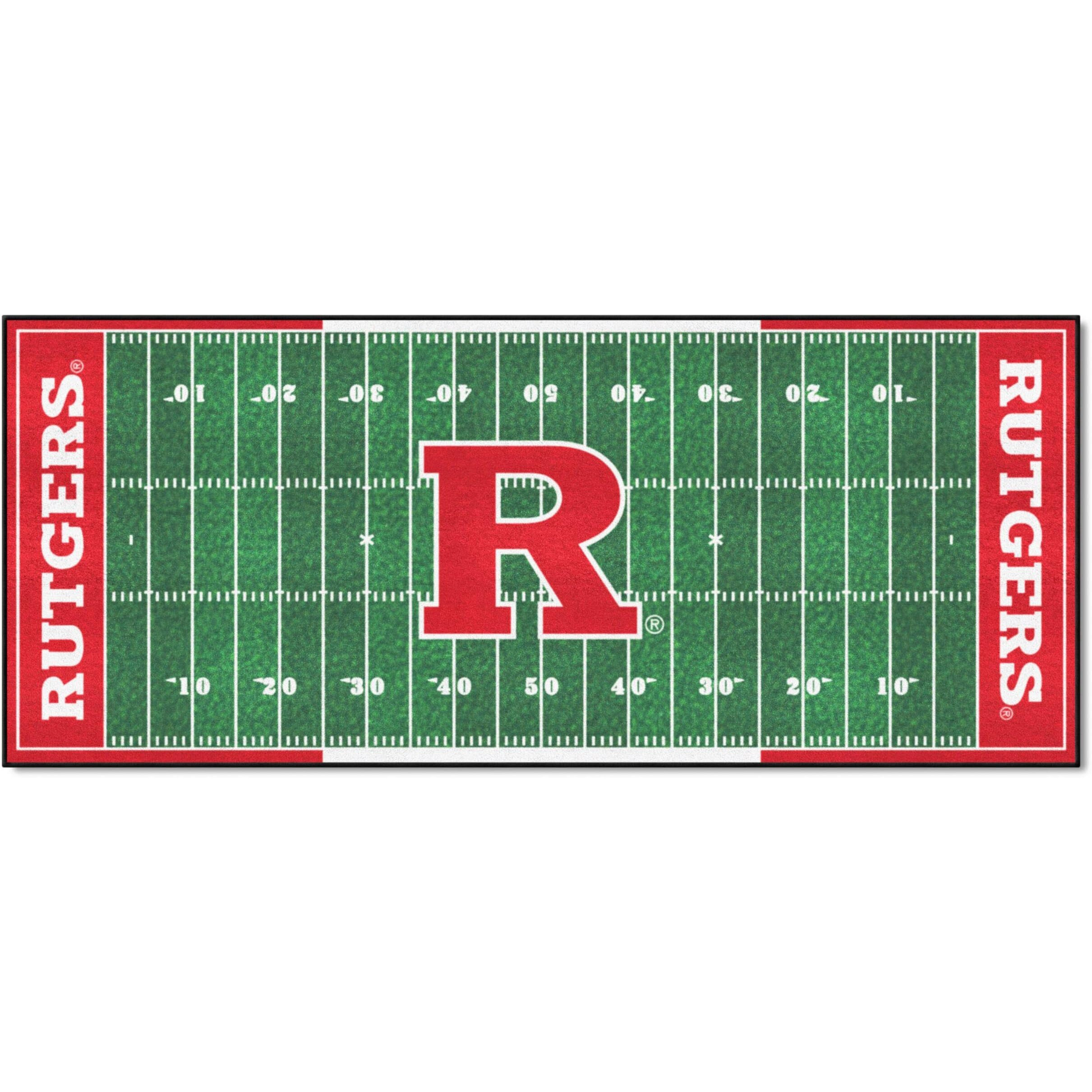 FANMATS 9512 NCAA - Rutgers Scarlett Knights Field Runner Rug - 30in. x 72in.