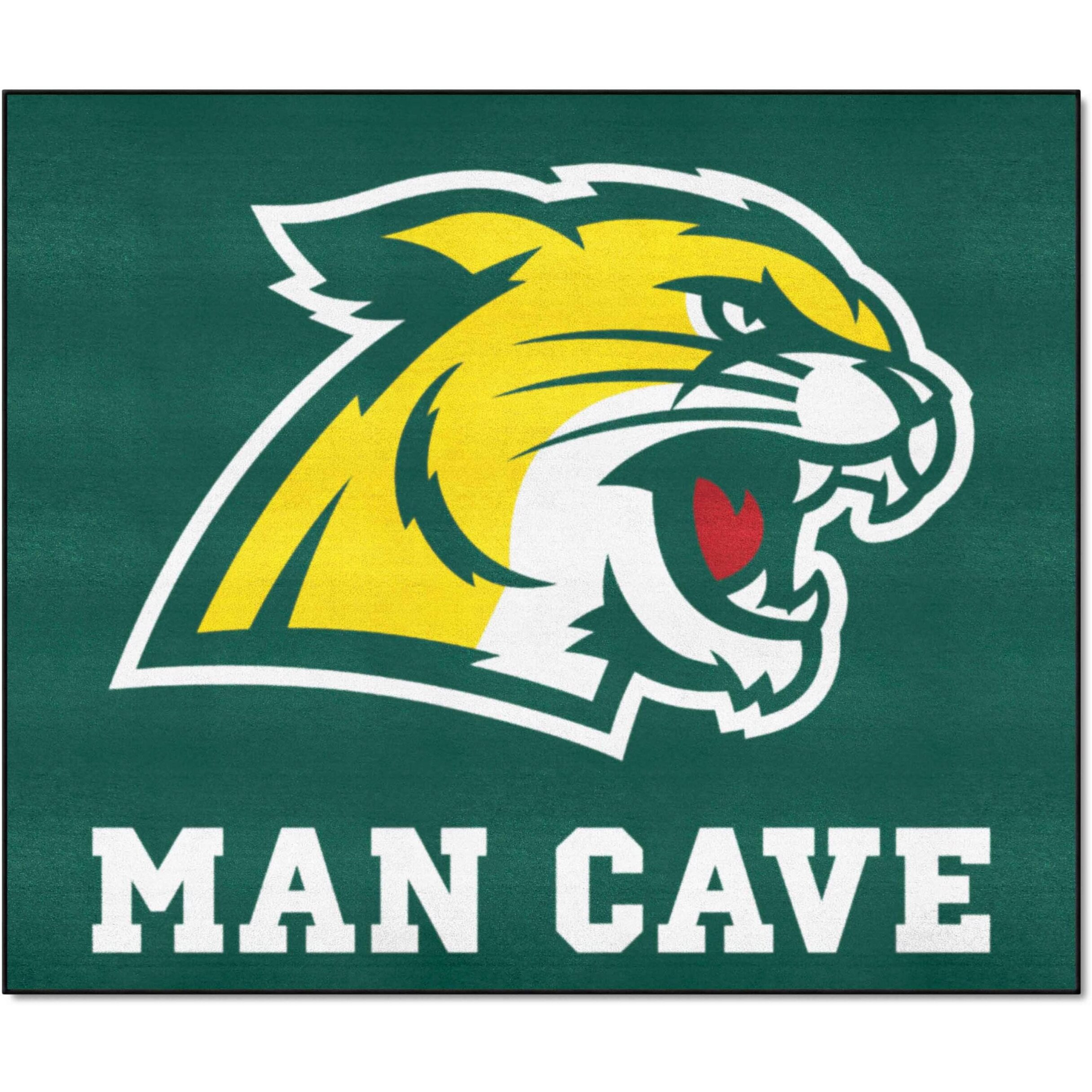 FANMATS 22126 Northern Michigan Wildcats Man Cave Tailgater Rug - 5ft. x 6ft. Sports Fan Area Rug, Home Decor Rug and Tailgating Mat