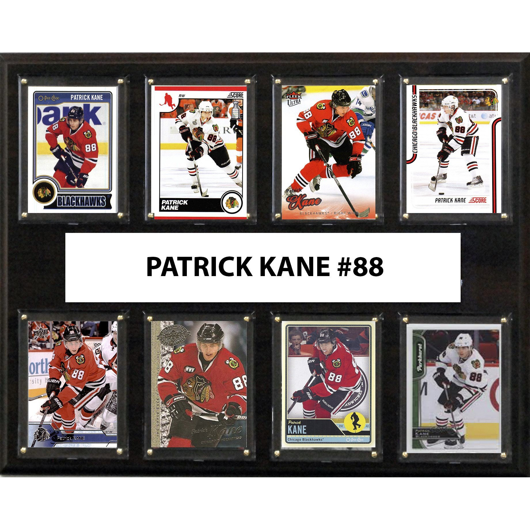 NHL Chicago Blackhaks Men's Patrick Kane 8-Card Plaque, Bron