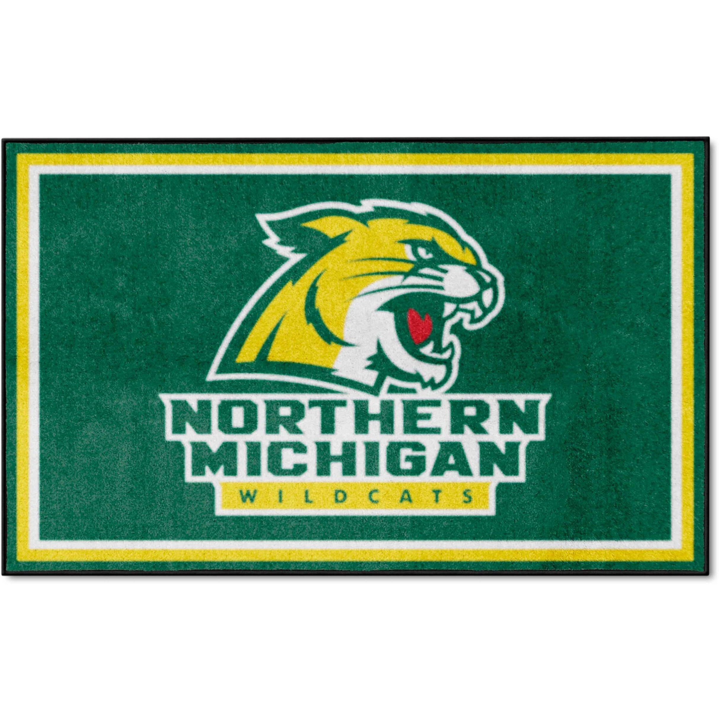 FANMATS 22129 NCAA - Northern Michigan 4'x6' Rug