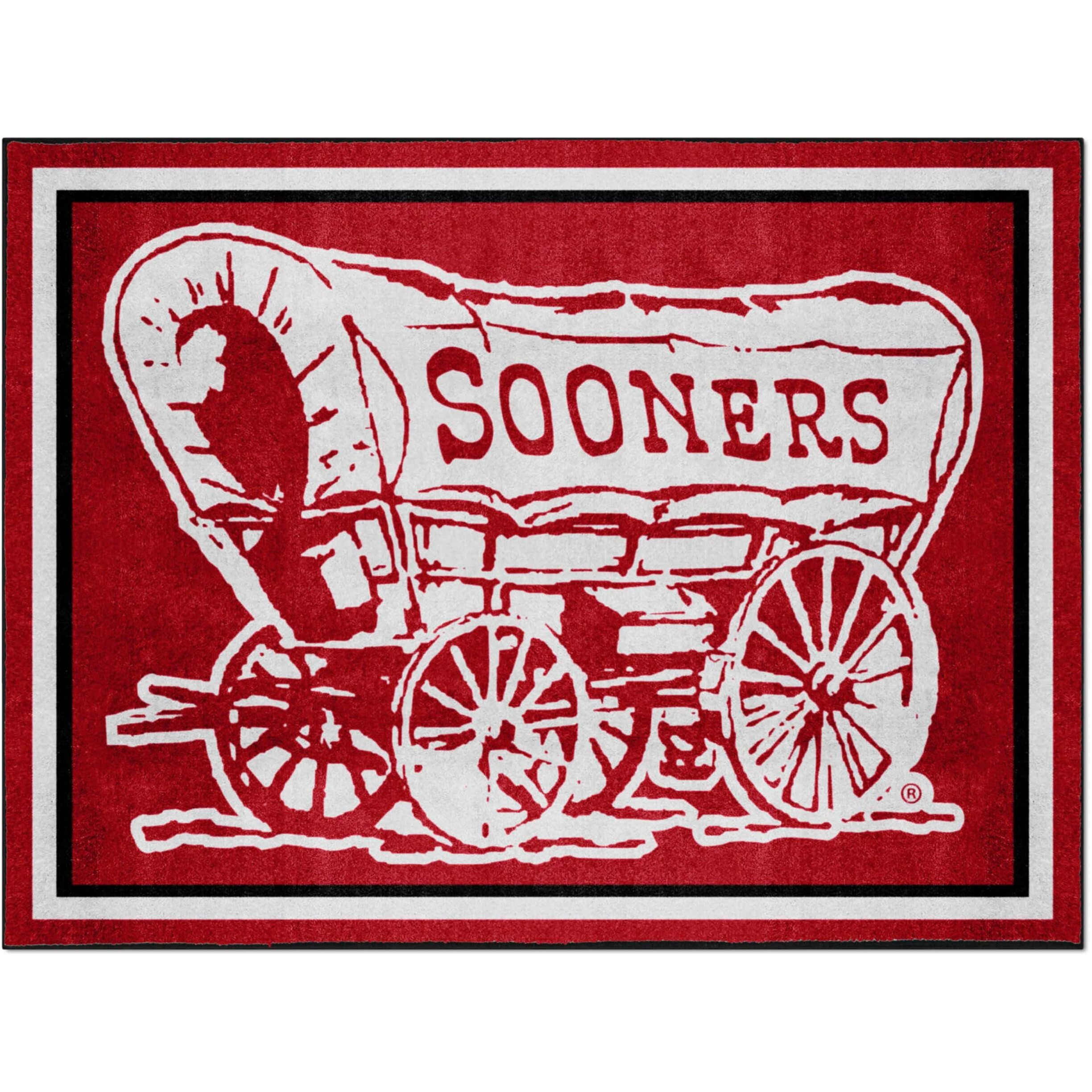 FANMATS NCAA Oklahoma Sooners University of Oklahoma8x10 Rug, Team Color, One Sized