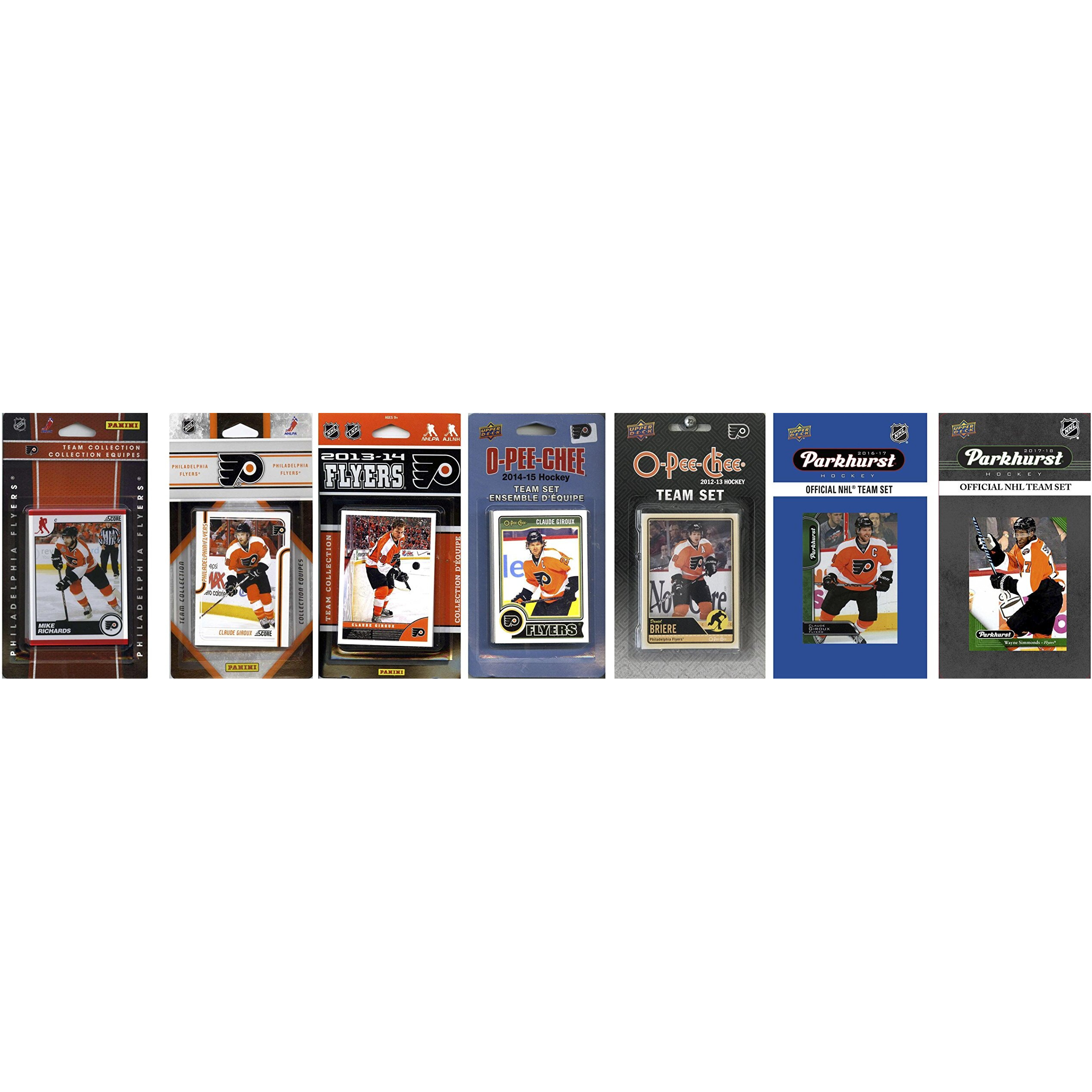 C&I Collectables NHL Philadelphia Flyers FLYERS717TS Men's Sports Related Trading Cards, Brown, One Size