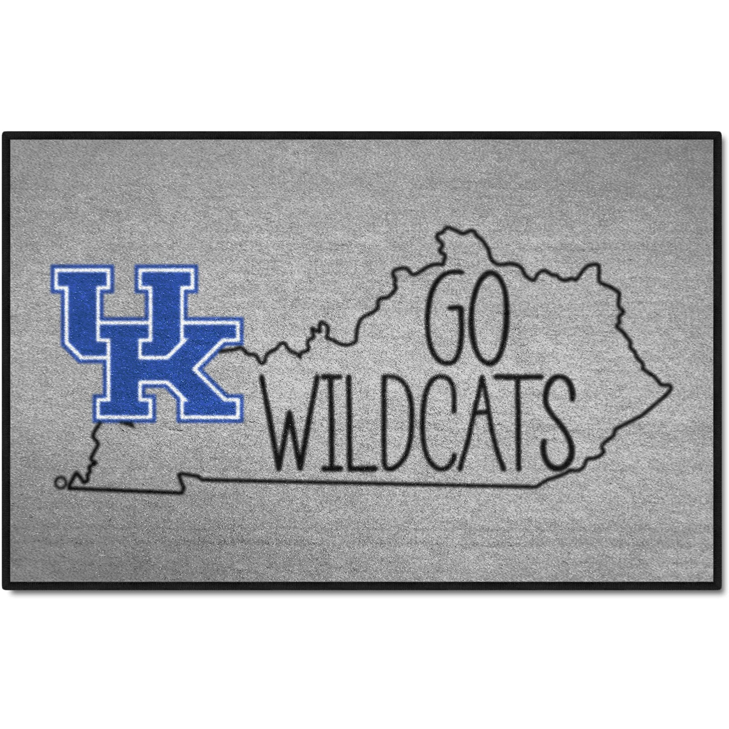 FANMATS 21137 NCAA - Kentucky Wildcats Southern Style Starter Mat Accent Rug - 19in. x 30in. | Sports Fan Home Decor Rug and Tailgating Mat