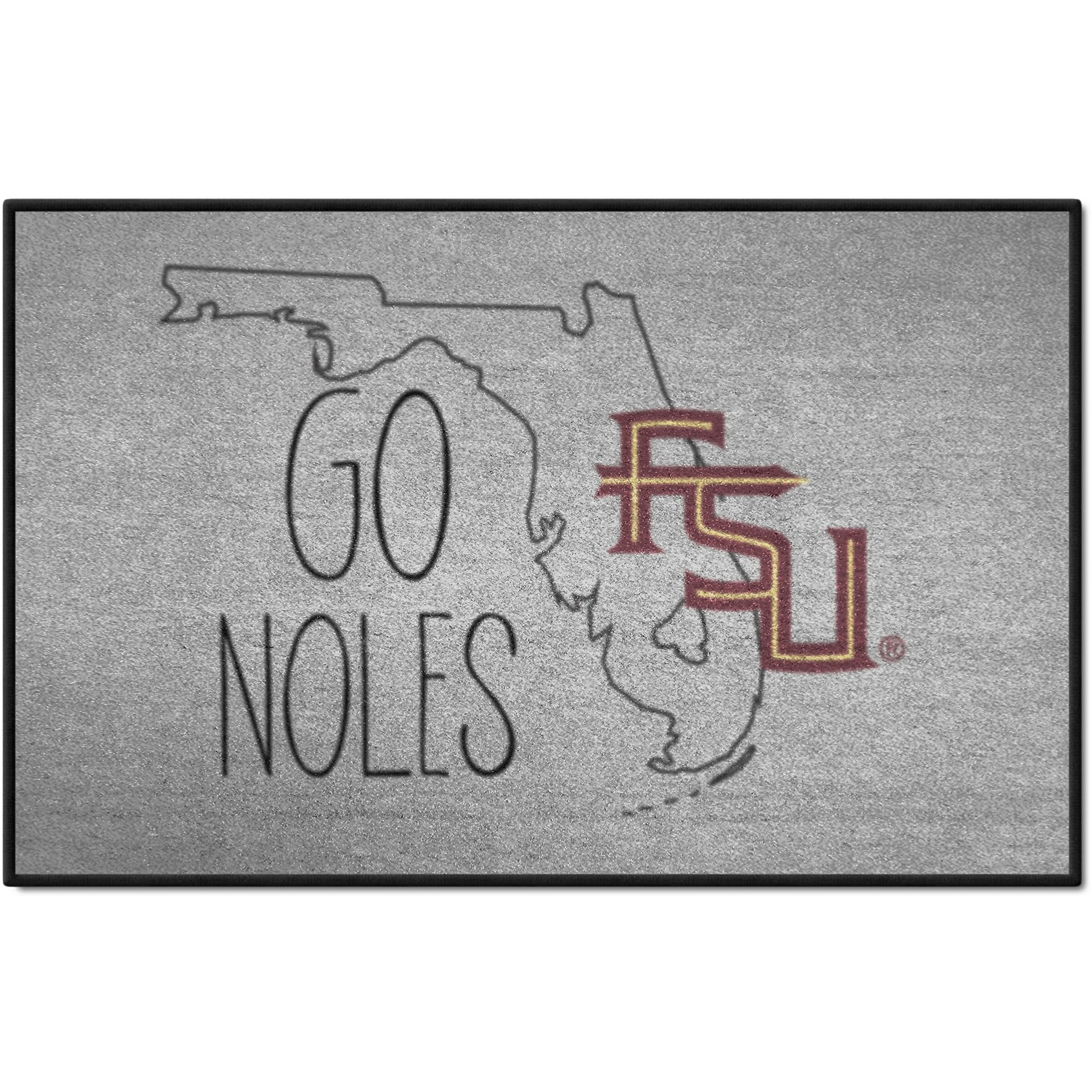 FANMATS 21102 NCAA - Florida State Seminoles Southern Style Starter Mat Accent Rug - 19in. x 30in. | Sports Fan Home Decor Rug and Tailgating Mat