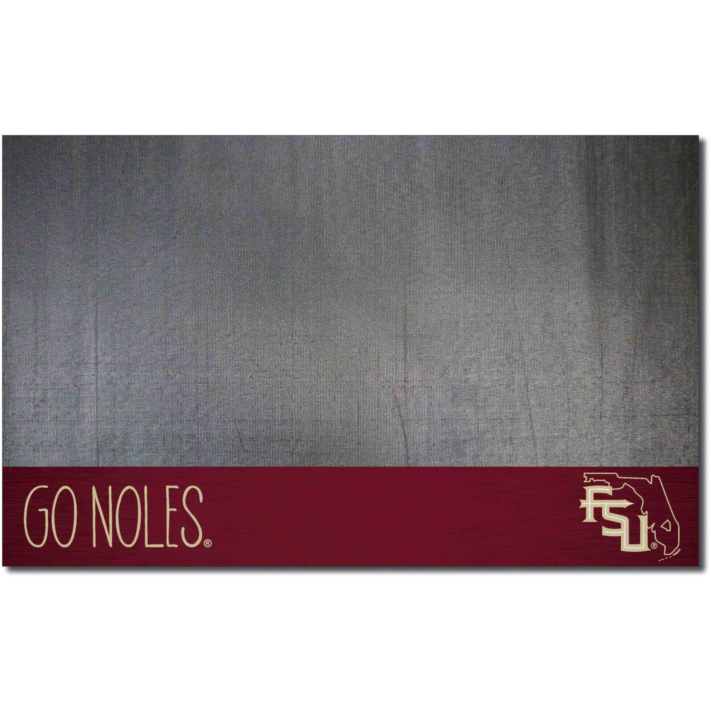 FANMATS 21103 Florida State Seminoles Southern Style Vinyl Grill Mat - 26in. x 42in. - Deck Patio Protective Mat | Oil, flame, and UV resistant