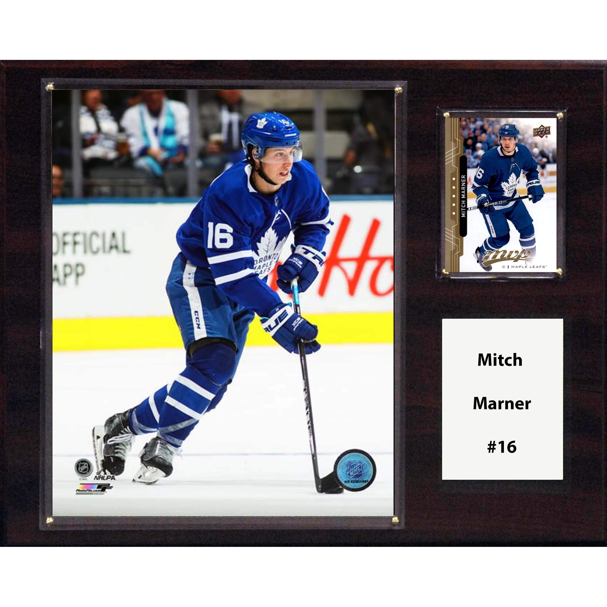 C&I Collectables NHL Toronto Maple Leafs Mens 1215MARNERNHL 12 x15  Mitch Marner Toronto Maple Leafs Player Plaque, Brown, N/A