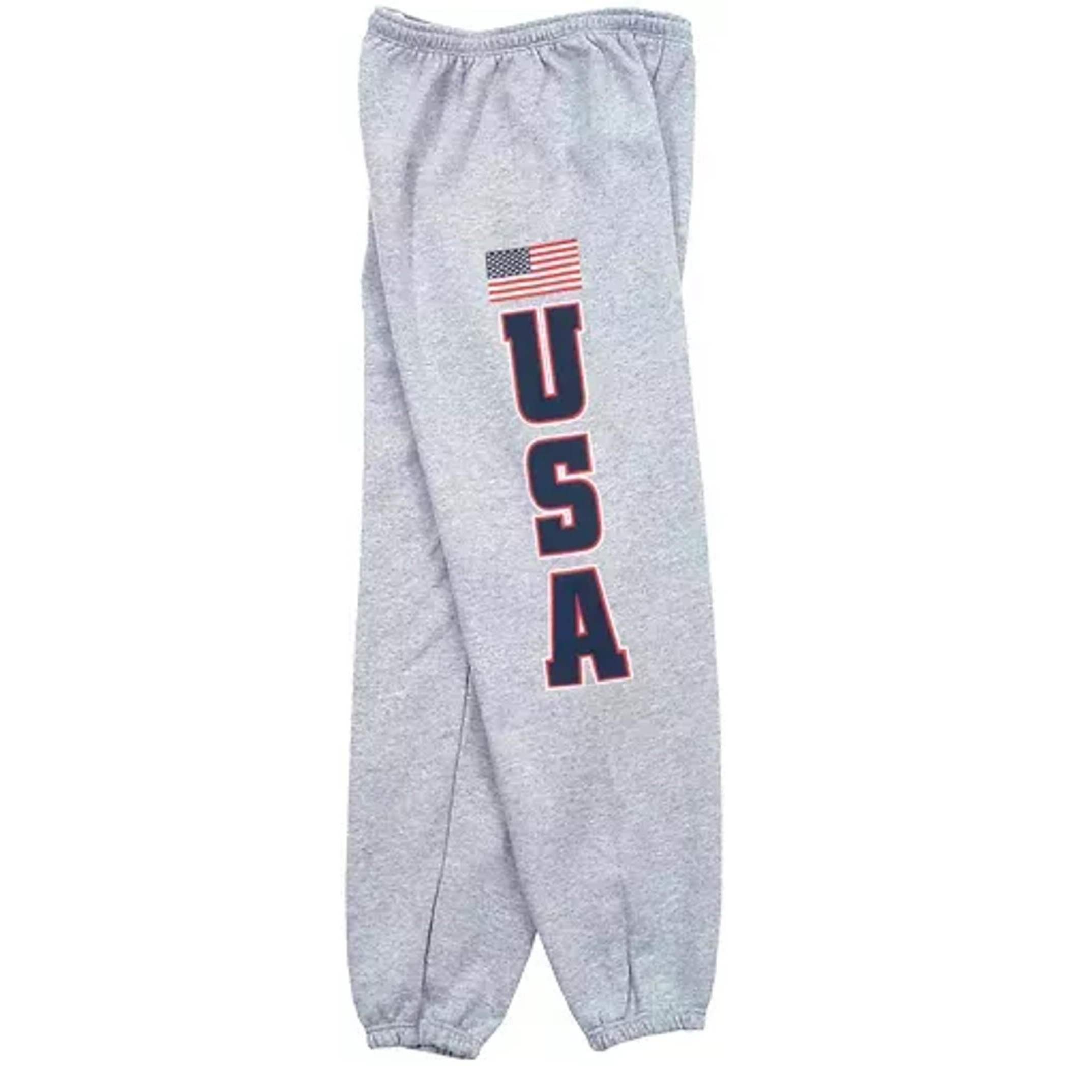 Fox Outdoor 64-789M USA Flag Mens Sweatpant Grey - M