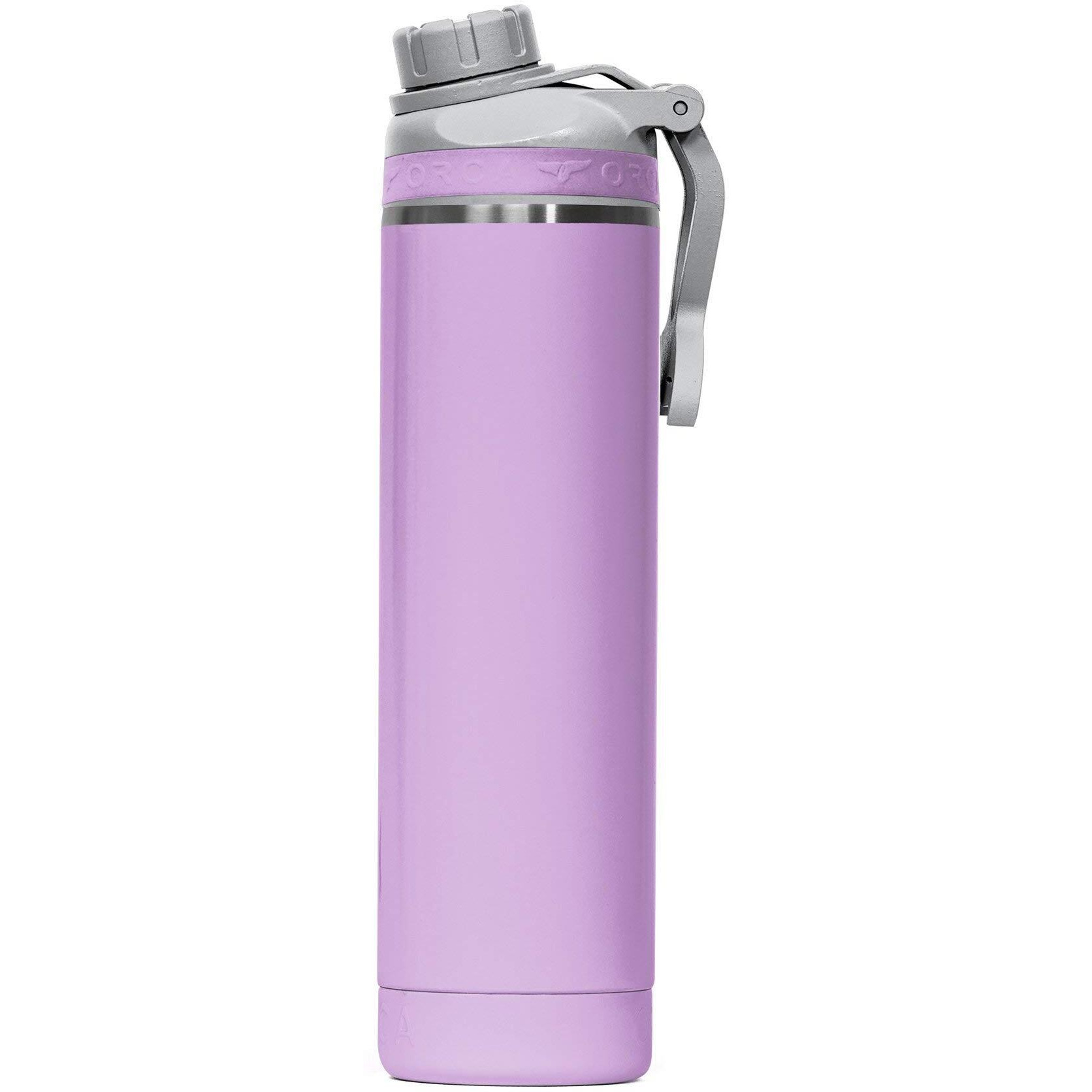 ORCA Hydra 22oz | Insulated, Stainless Steel Water Bottle with Powder Coat Finish & Silicone Grip Whale Tale Handle, Dishwasher Safe Sports Bottle  Lilac