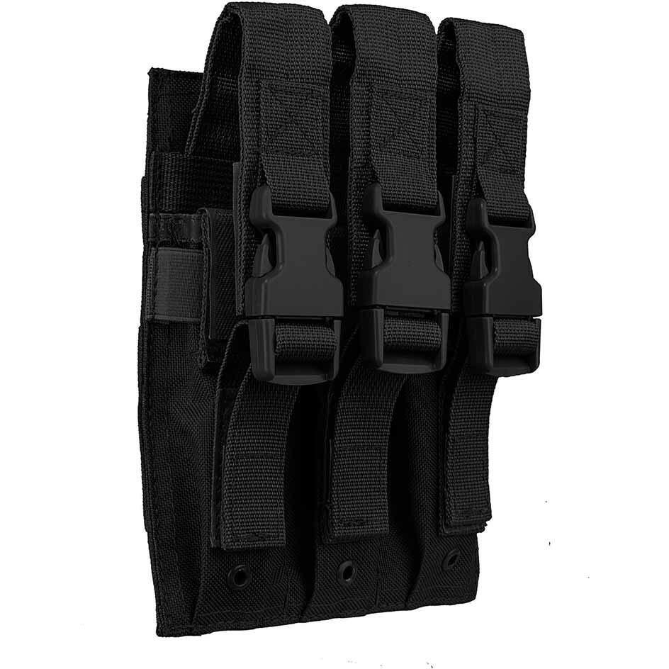 NcSTAR Vism Molle Hicap Pistol Triple Magazine Pouch/Black