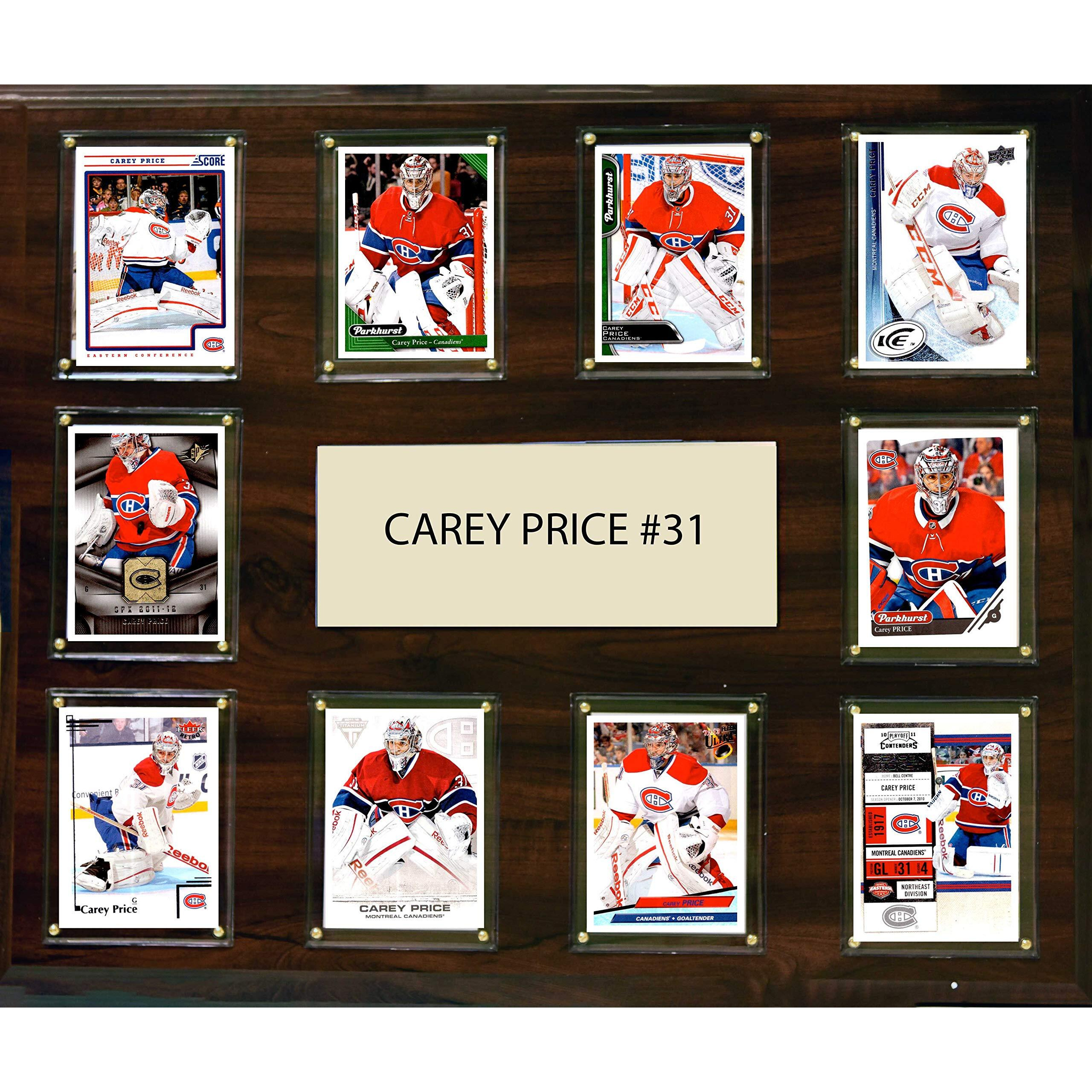 C & I Collectibles NHL 15 x18  Carey Price Montreal Canadiens Player Plaque