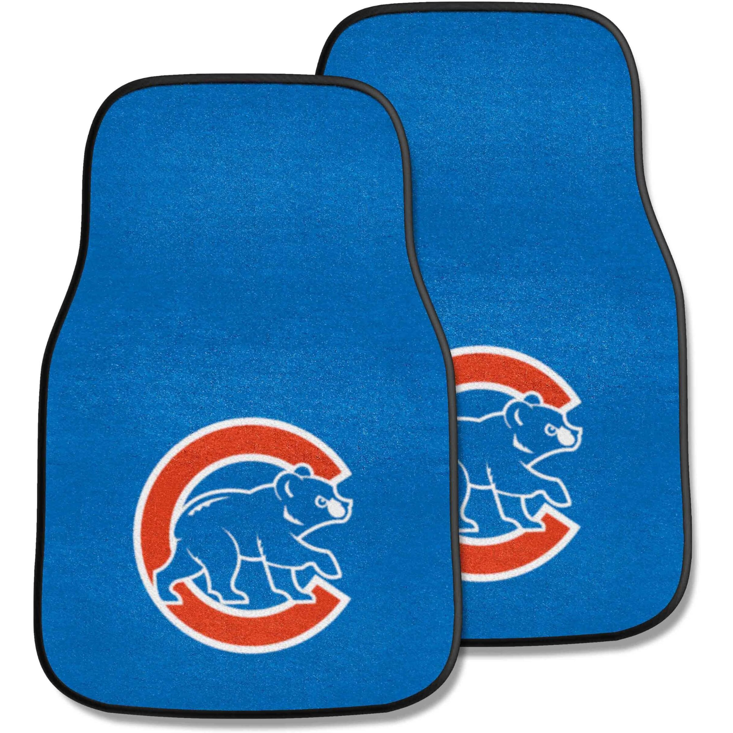 MLB - Chicago Cubs Carpet Car Mat Set - 2 Pieces