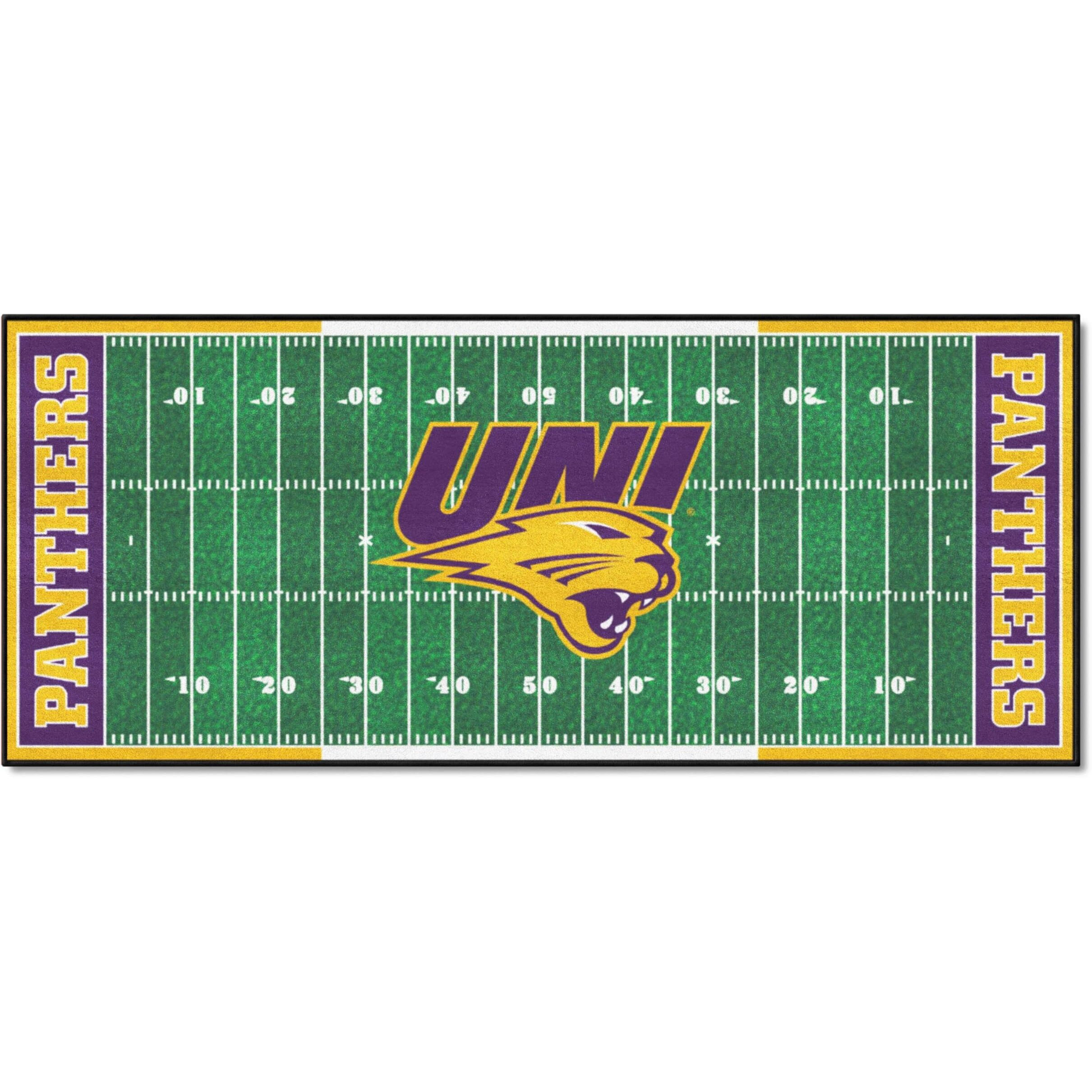 FANMATS 32847 NCAA - Northern Iowa Field Runner Mat - 30in. x 72in.