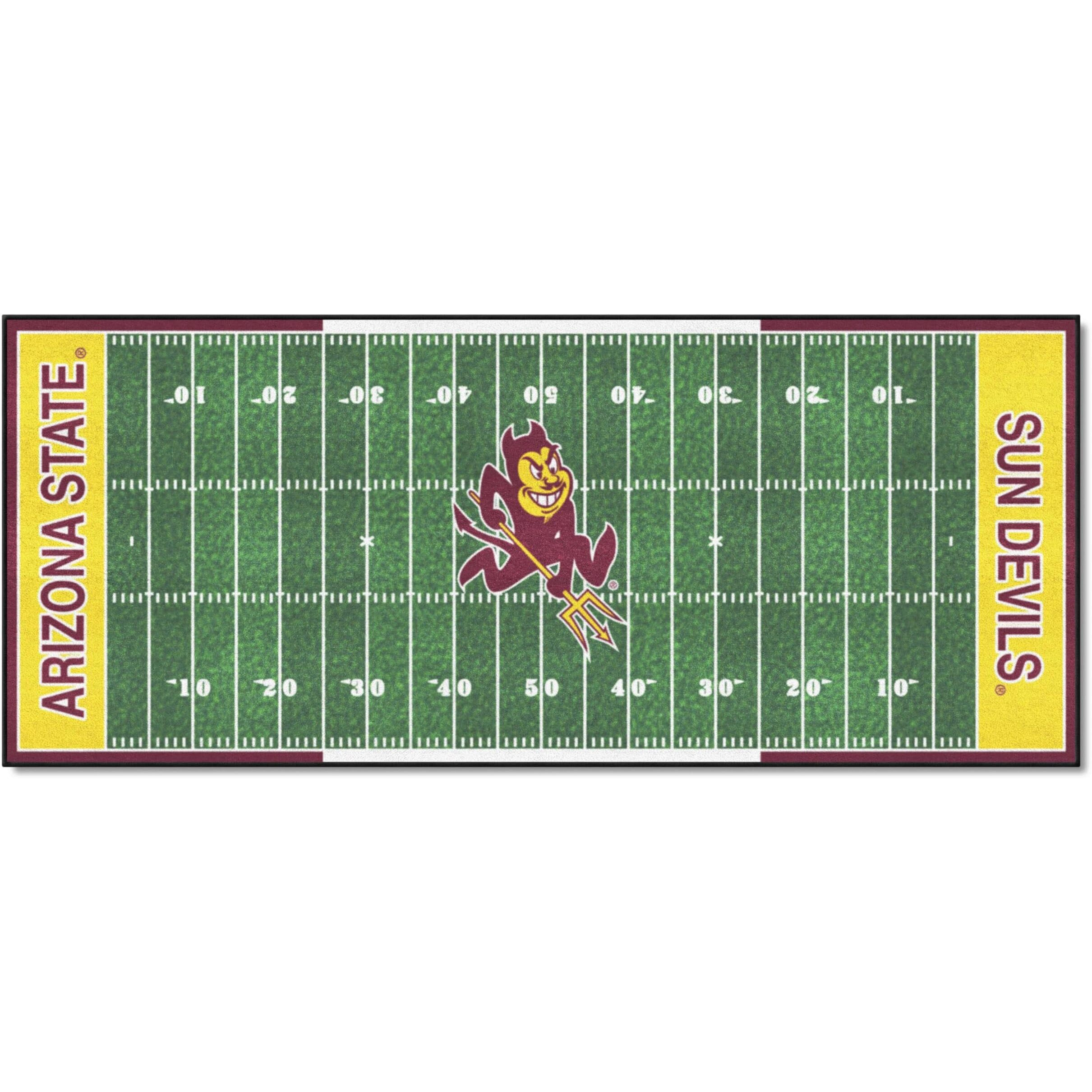 FANMATS 32761 NCAA - Arizona State University Field Runner Mat - 30in. x 72in.