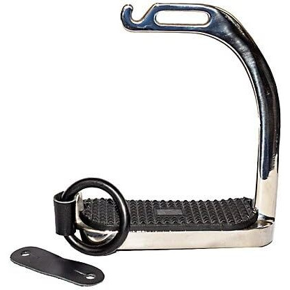 TuffRider Knife Edge Safety Stirrups Silver 4.25