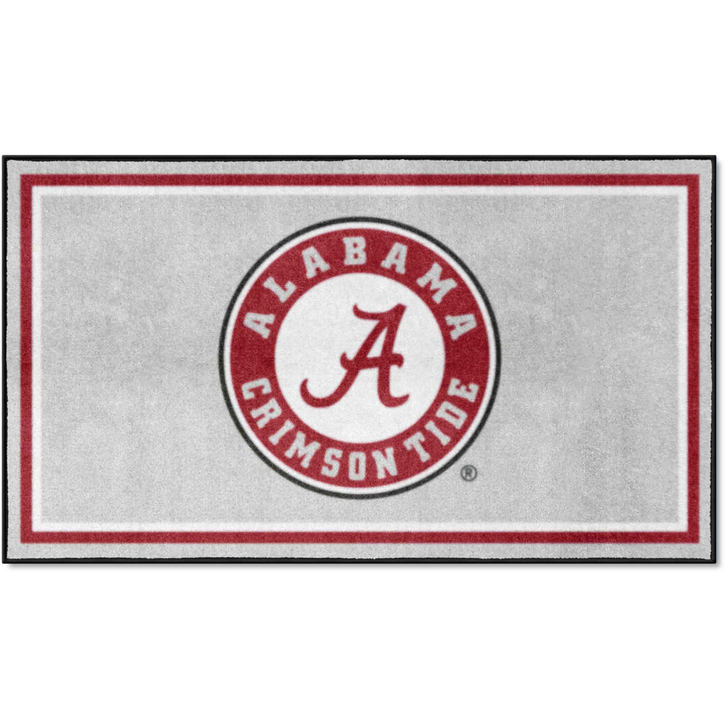 FANMATS 35622 Alabama Crimson Tide 3ft. x 5ft. Plush Area Rug