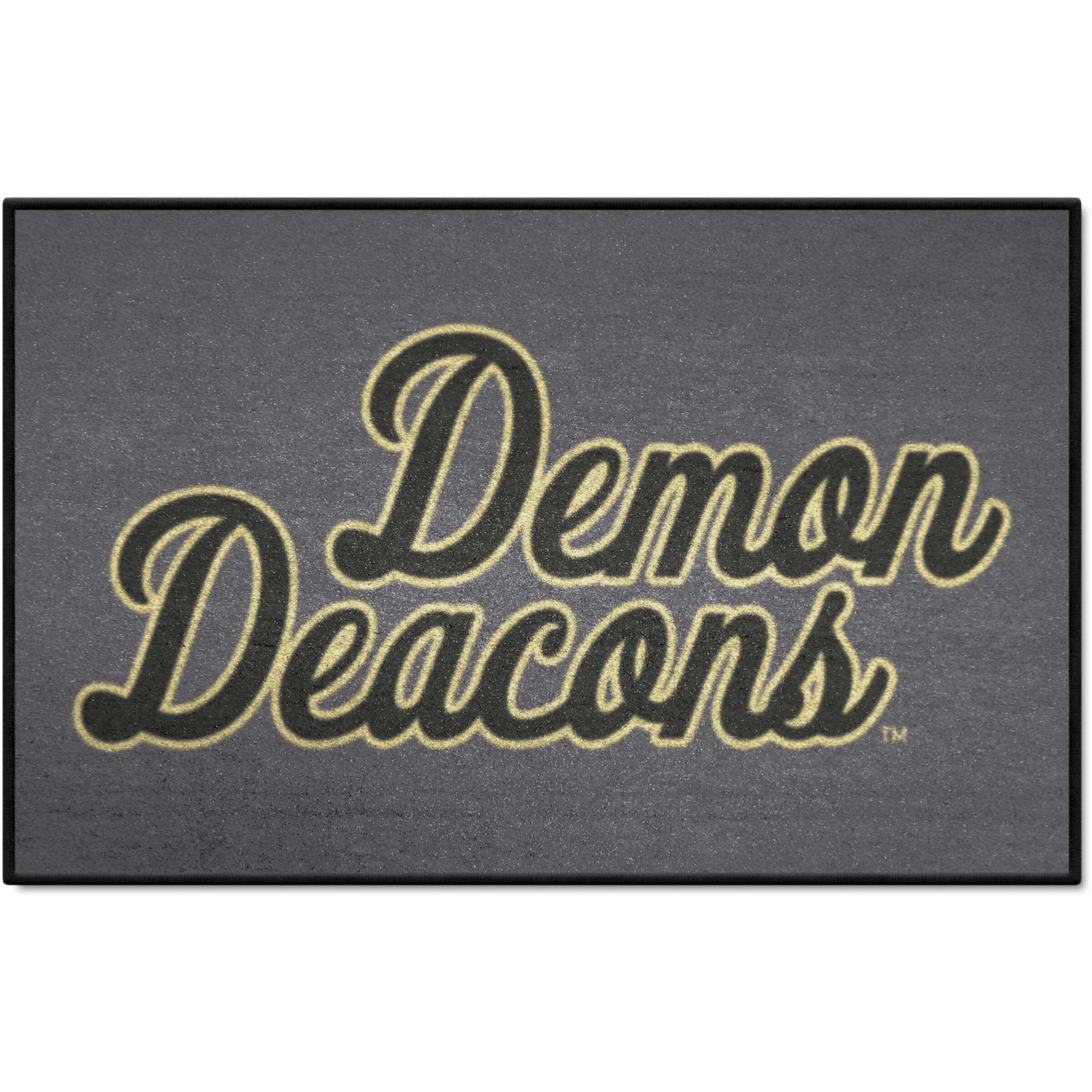 FANMATS 35940 Wake Forest Demon Deacons 5ft. x 8 ft. Plush Area Rug