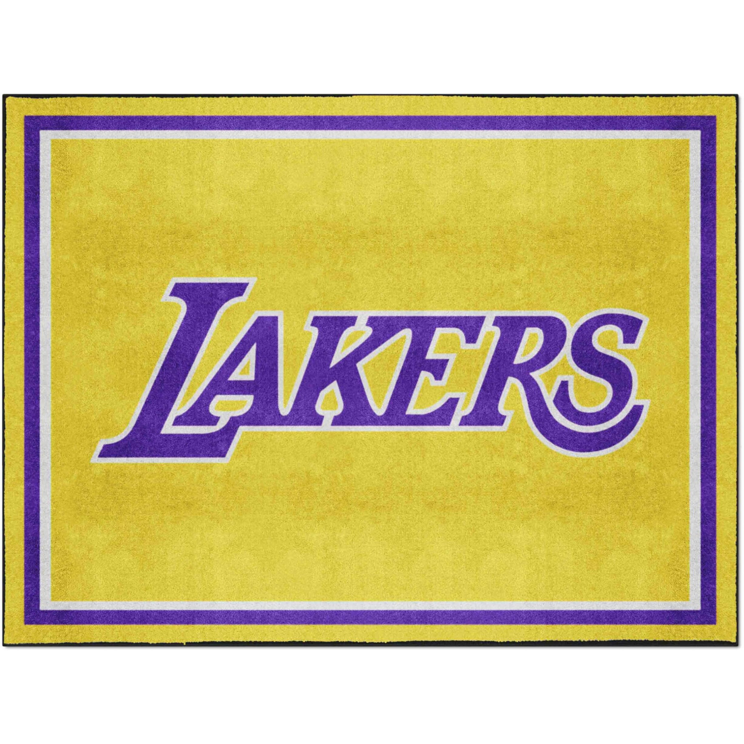 FANMATS 36989 Los Angeles Lakers Ulti-Mat Rug - 5ft. x 8ft.| Sports Fan Area Rug, Home Decor Rug and Tailgating Mat