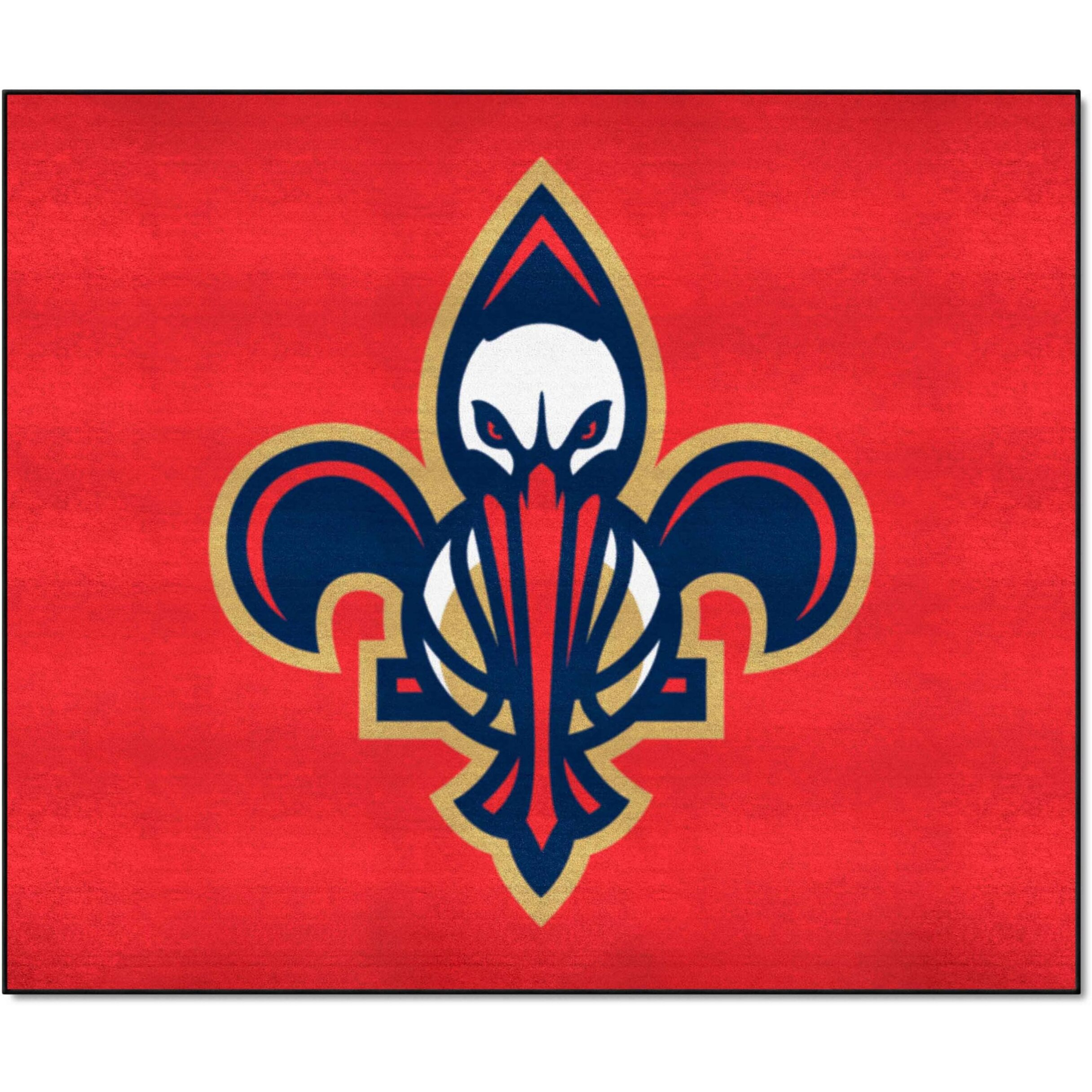 FANMATS 37034 New Orleans Pelicans Ulti-Mat Rug - 5ft. x 8ft. | Sports Fan Area Rug, Home Decor Rug and Tailgating Mat