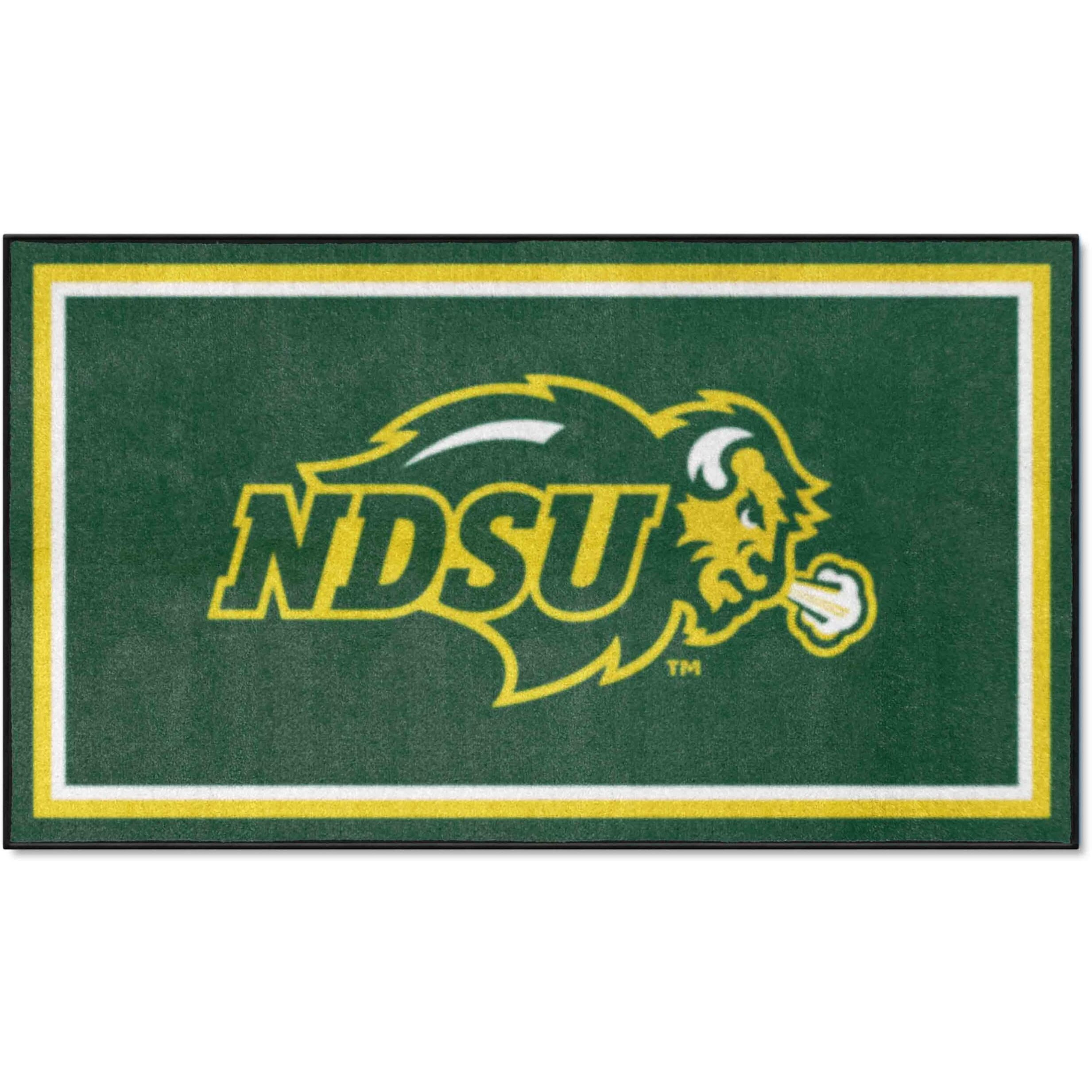 FANMATS 37741 North Dakota State Bison 3ft. x 5ft. Plush Area Rug