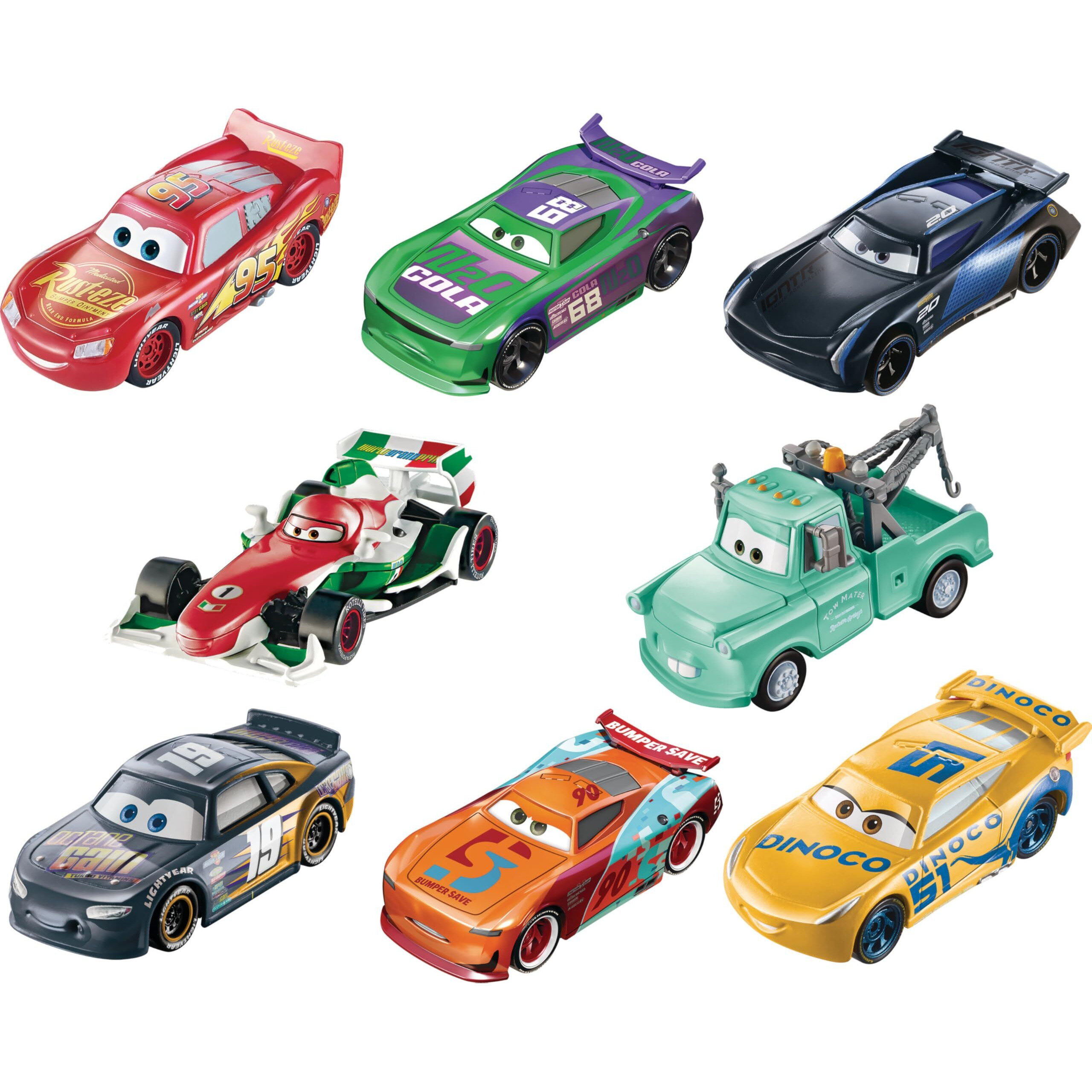 Mattel Disney and Pixar Cars Color Changers Toy Car Collection, Water Play, Favorite Characters (Styles May Vary)