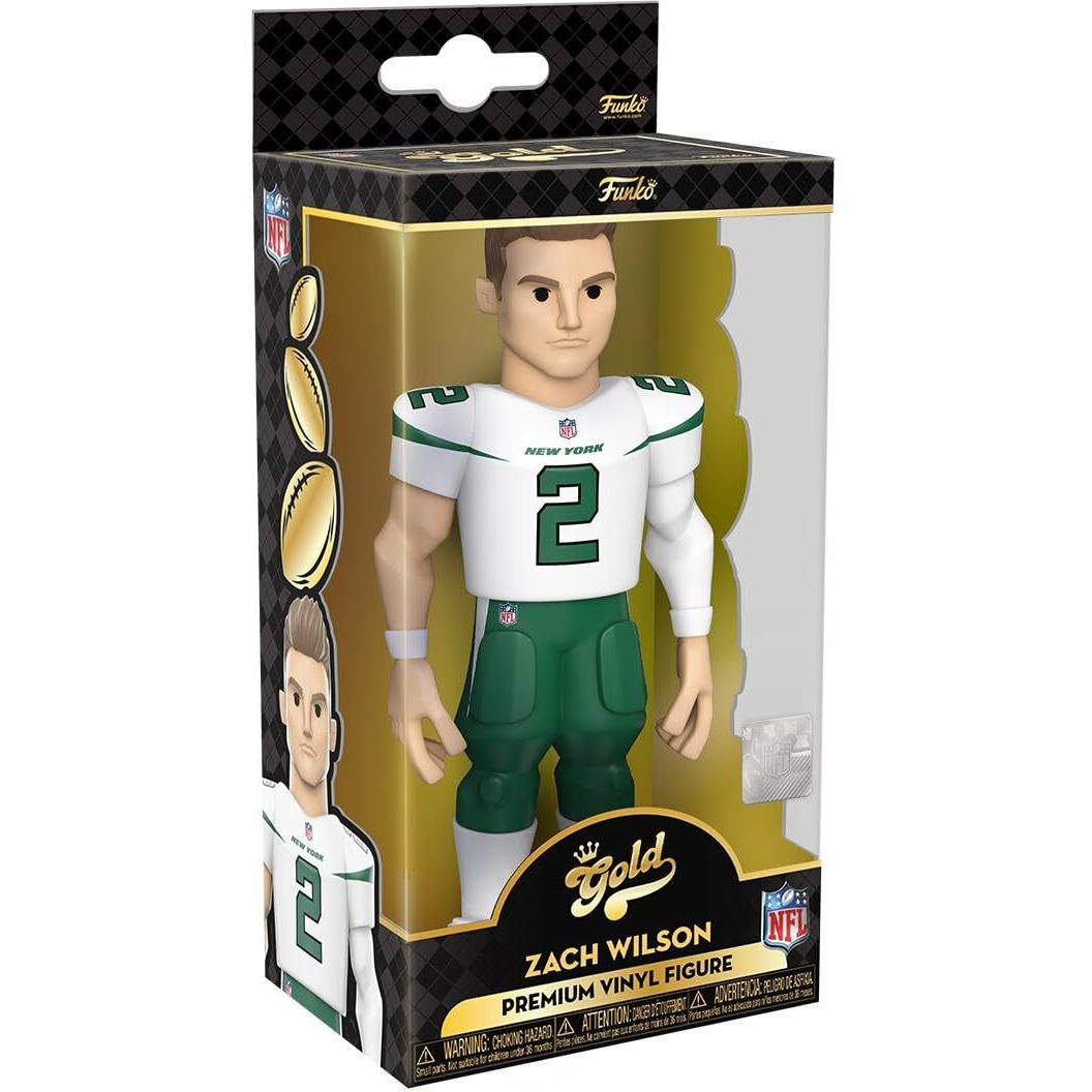 NFL New York Jets Zach Wilson 5-Inch Vinyl Gold Figure