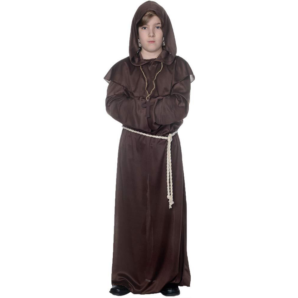 212 Main Child Monk Robe Costume Bron - Medium - Size 6-8