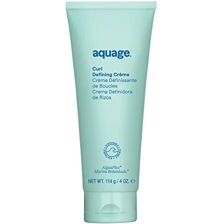 Aquage Curl Defining Creme For Curly Hair, Moisturizes Strands to Create Soft, Silky, Diffused Curls Without Frizz, Medium Hold, 4 oz.