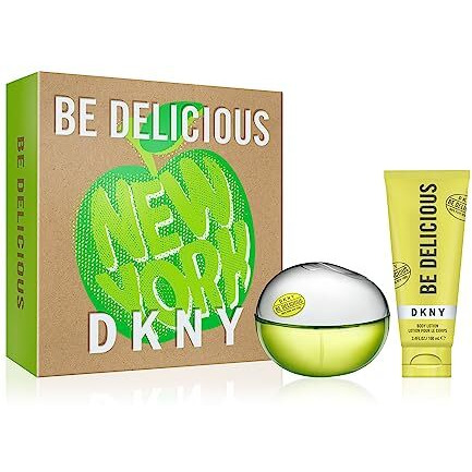 DKNY Be Delicious Eau de Parfum 2 Piece Gift Set For Women - Perfume Spray 3.4 Fl. Oz. & Body Lotion 3.4 Fl. Oz.