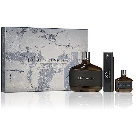 John Varvatos Heritage 3 Piece Mens Cologne Gift Set, 4.2 fl. oz