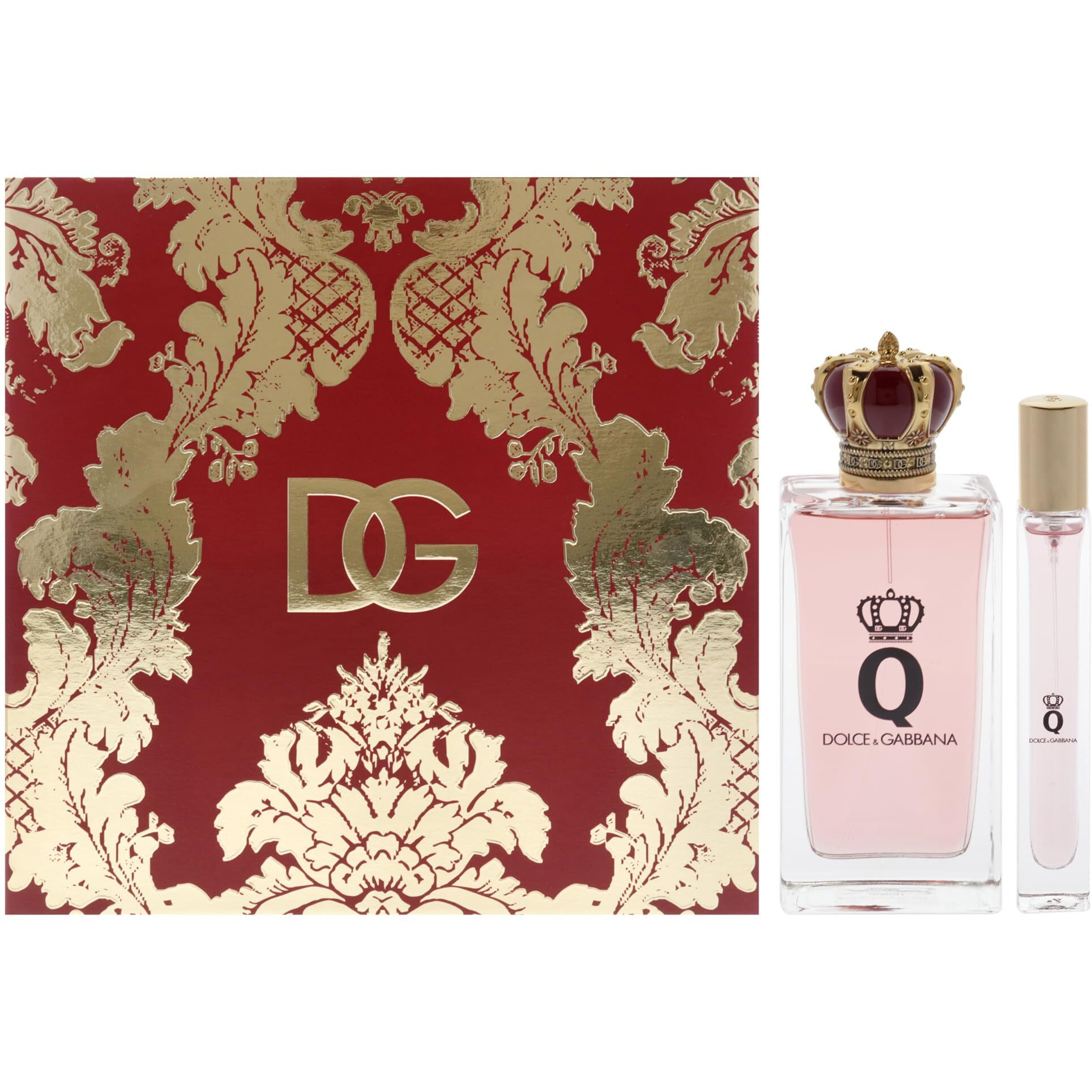 Q by Dolce and Gabbana for Women - 2 Pc Gift Set 3.3oz EDP Spray, 0.33oz EDP Spray