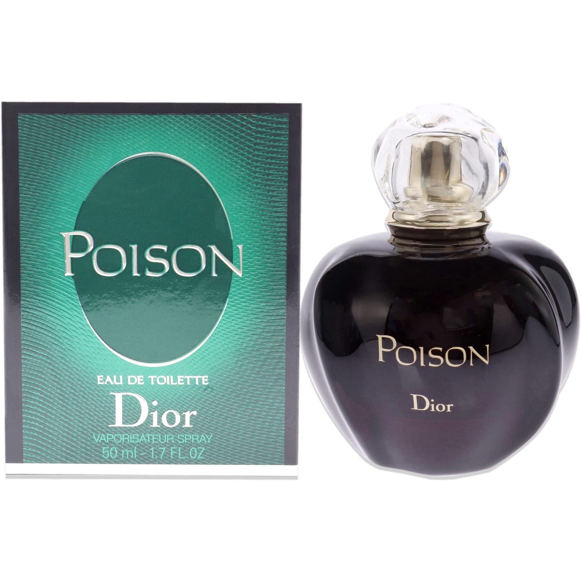 Poison By Christian Dior For Women. Eau De Toilette Spray Black 1.7 Fl Oz