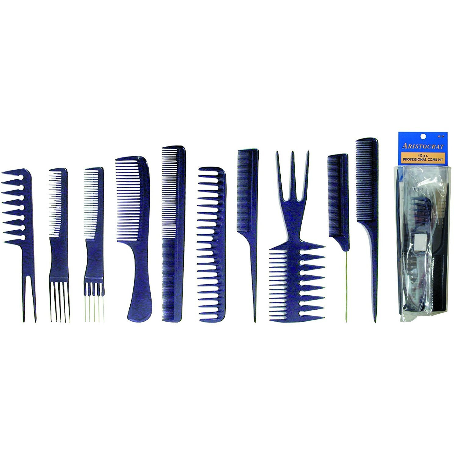 Aristocrat Professional Comb Set, 10 Piece