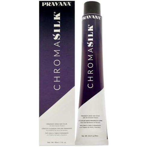 Pravana ChromaSilk Creme Hair Color - 7.66 Intense Red Blonde Unisex Hair Color 3 oz, 7.66 Bright Red Blonde