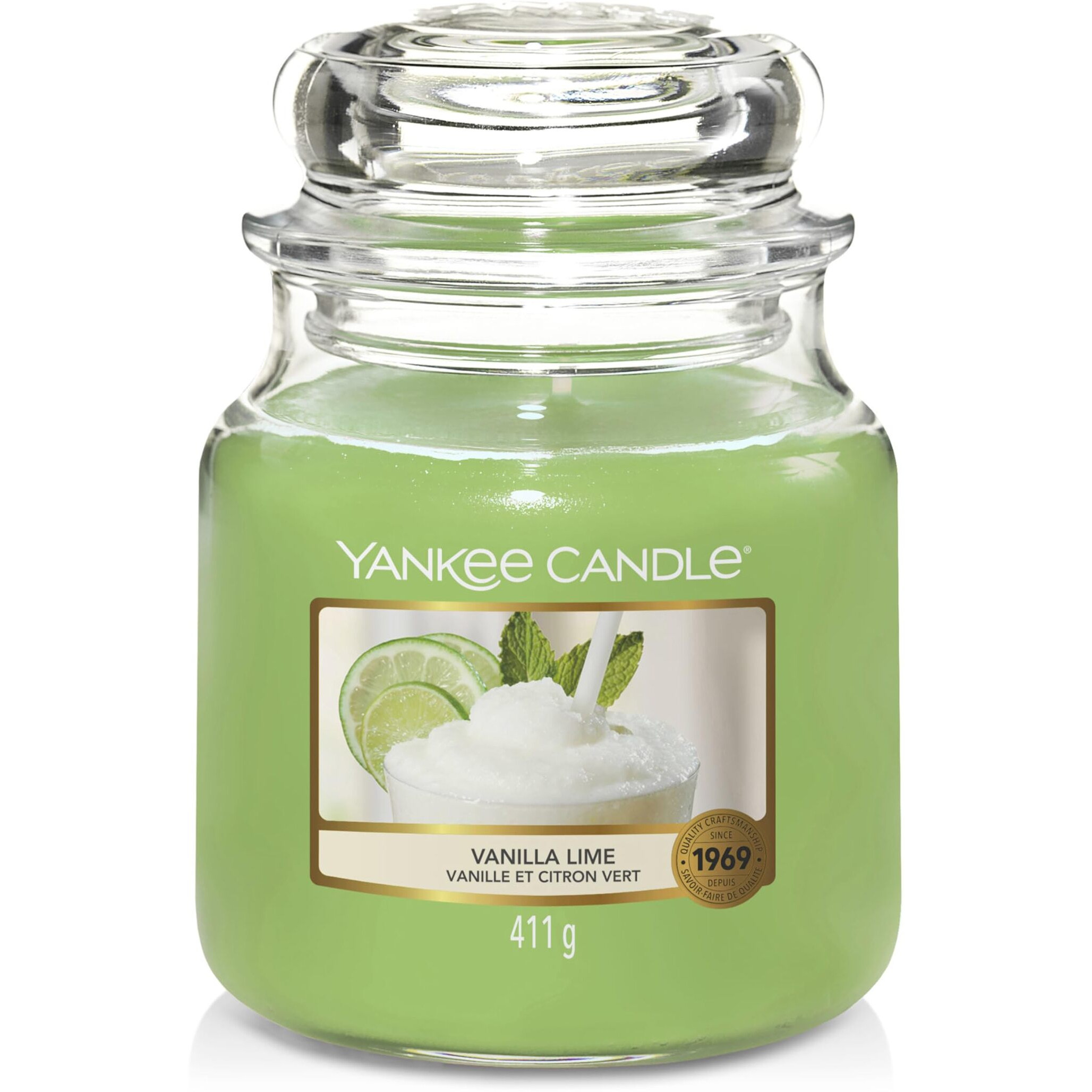 Yankee Candle jar Middle Vanilla Lime YSSVL