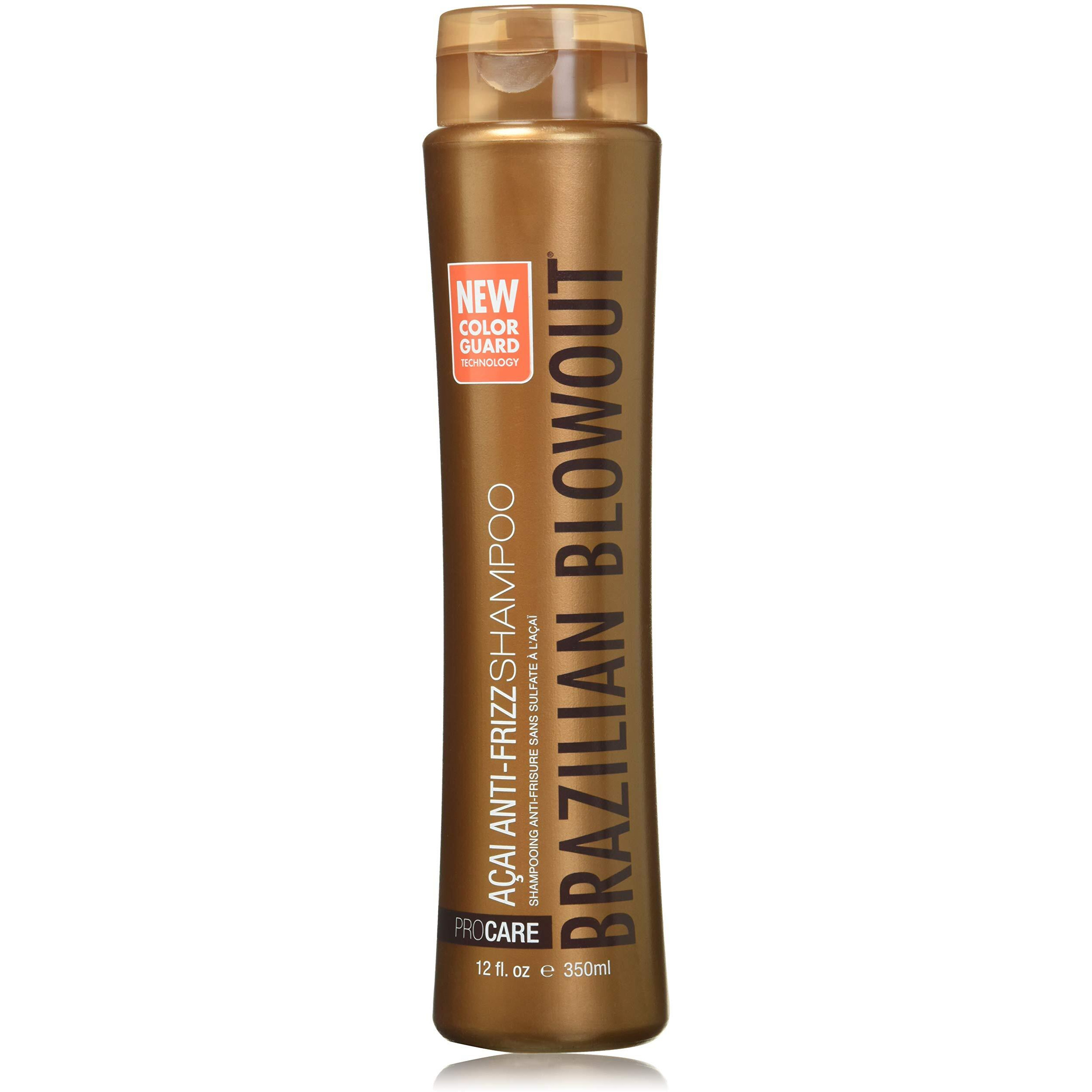 BRAZILIAN BLOWOUT Acai Anti Frizz Shampoo, 12 Fl Oz