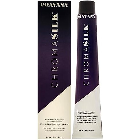 Pravana ChromaSilk Creme Hair Color - 7.35 Golden Mahogany Blonde Hair Color Unisex 3 oz