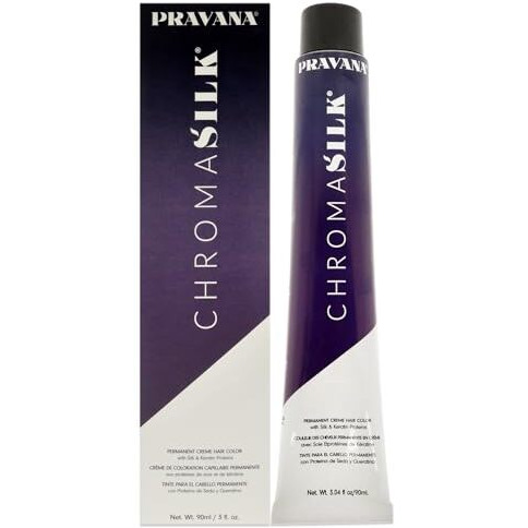 Pravana ChromaSilk Creme Hair Color - 10.07 Extra Light Sheer Violet Unisex Hair Color 3 oz