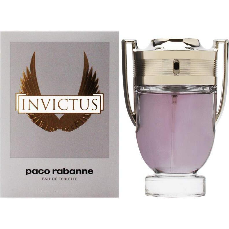 Paco Rabanne Invictus Fragrance For Men - Ecstatically Addictive - Scent Of Victory - Notes Of Sea Grapefruit And Guaiac Wood - Smash Up Of Freshness And Heat - Powerful Stimulant - Edt Spray - 3.4 Oz