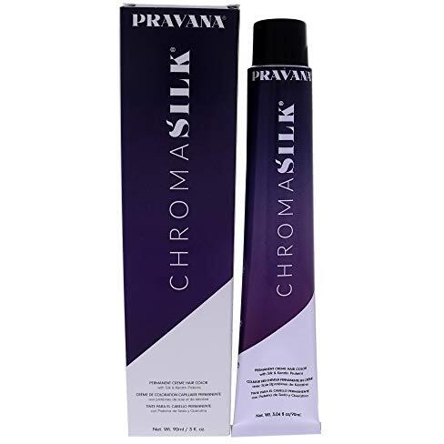 Pravana ChromaSilk Creme Hair Color - 4.37 Golden Violet Brown Unisex 3 oz, (I0105047)