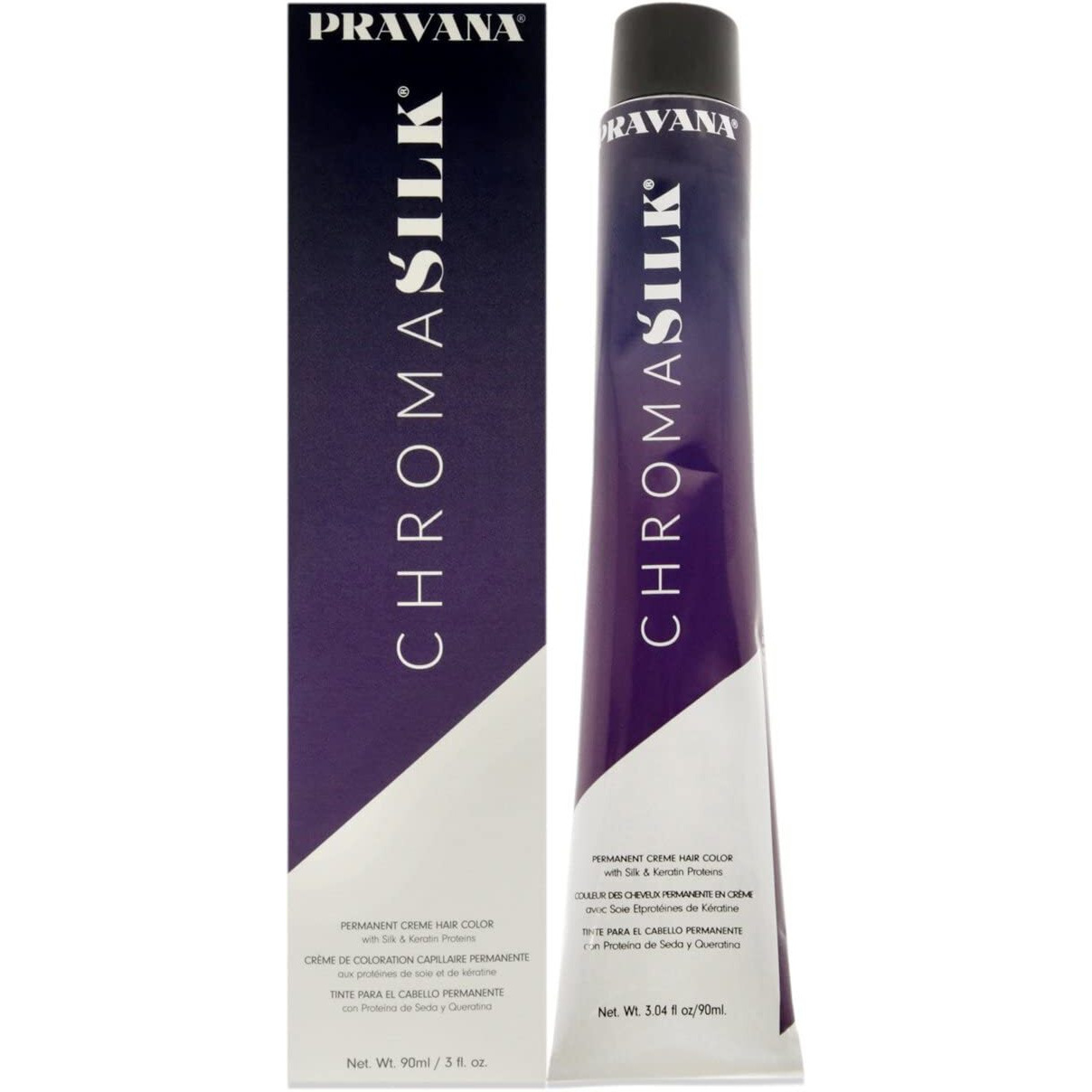 Pravana ChromaSilk Creme Hair Color - 6.37 Dark Golden Violet Blonde Unisex Hair Color 3 oz,pra19-6-37