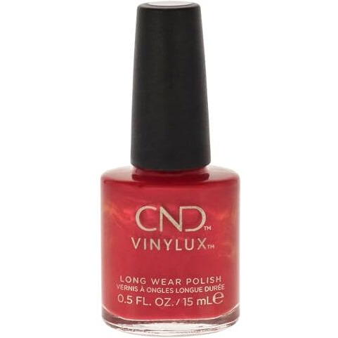 CND Vinylux Longwear Red Nail Polish, Gel-like Shine & Chip Resistant Color, 0.5 Fl Oz