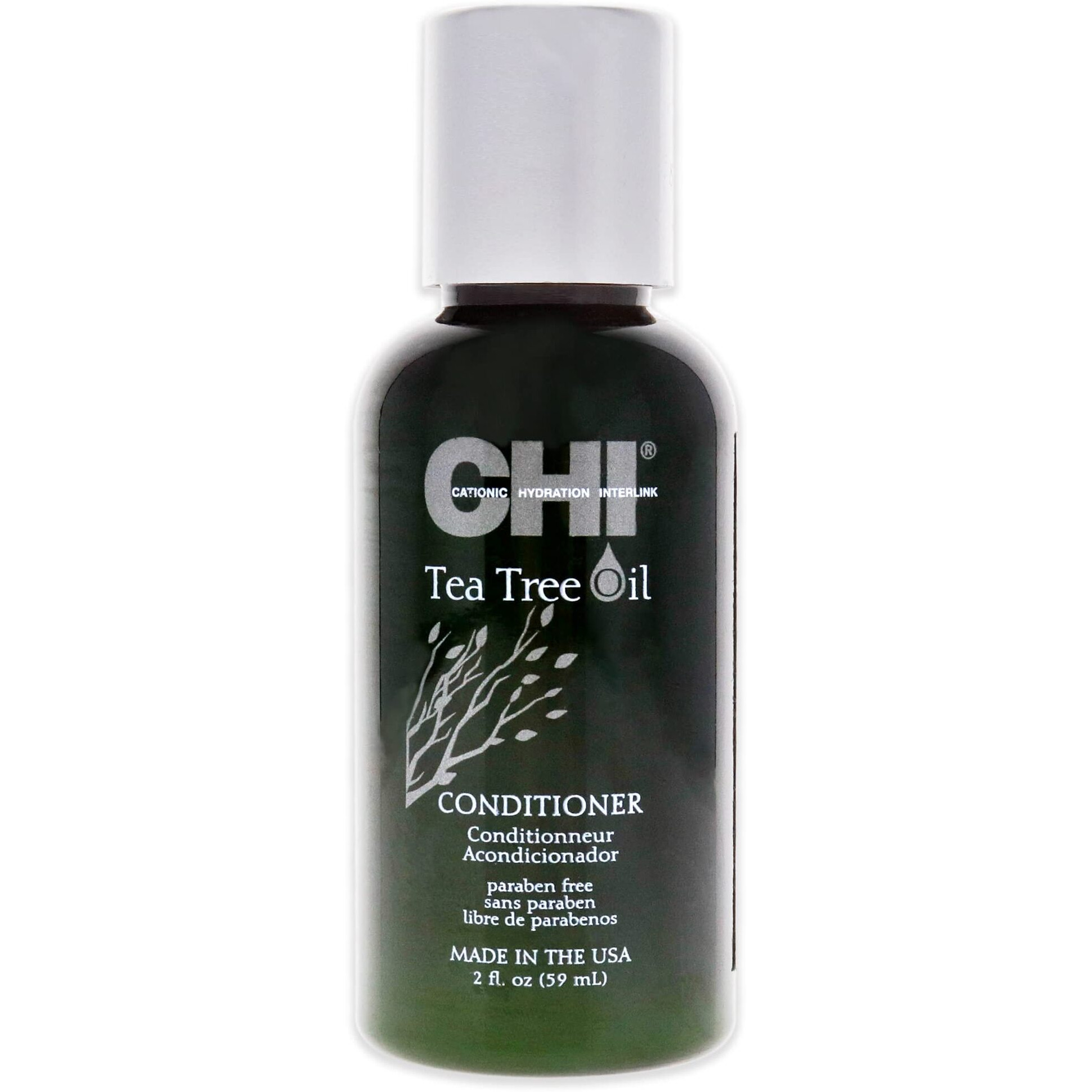 CHI Tea Tree Oil Conditioner, Strengthens Hair & Invigorates & Soothes Worn Out Locks, Sulfate, Paraben, & Cruelty-Free, 2 Oz