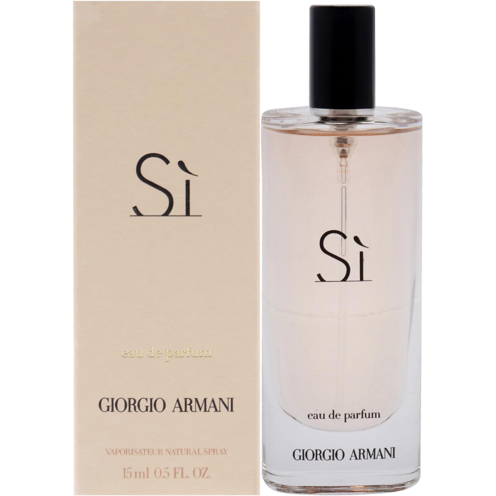 Giorgio Armani Si Eau De Parfum Spray for Women, 0.5 Ounce