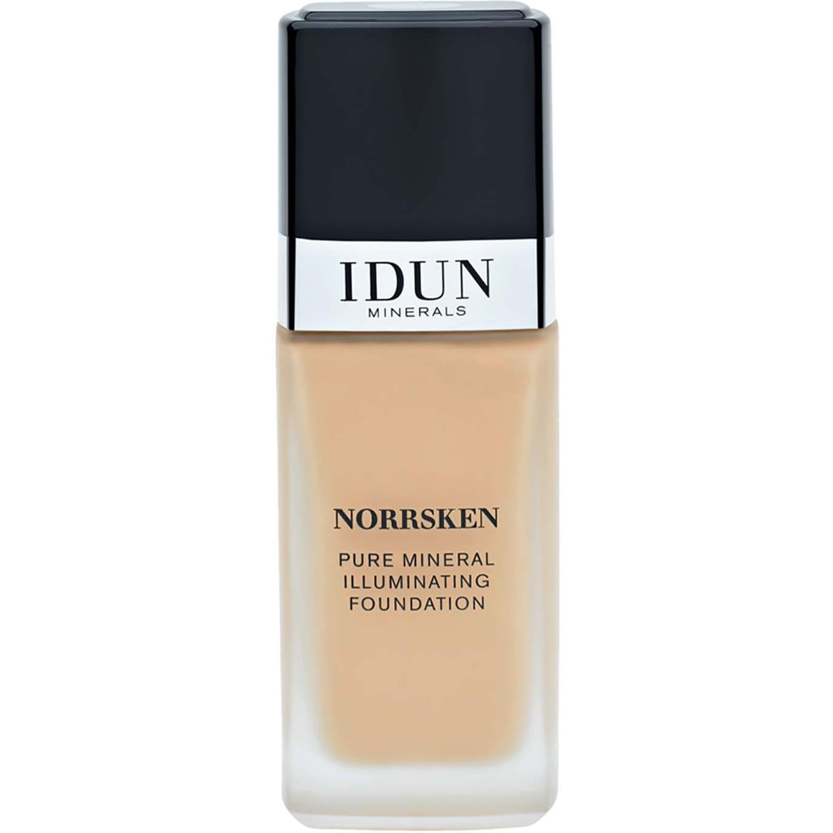 IDUN Minerals Liquid Norrsken Foundation - Silky Smooth Coverage - Luminous, Dewy Finish for Dry and Dull Skin - Water Resistant and Vegan Makeup - 209 Svea - Warm Medium - 1.01 oz