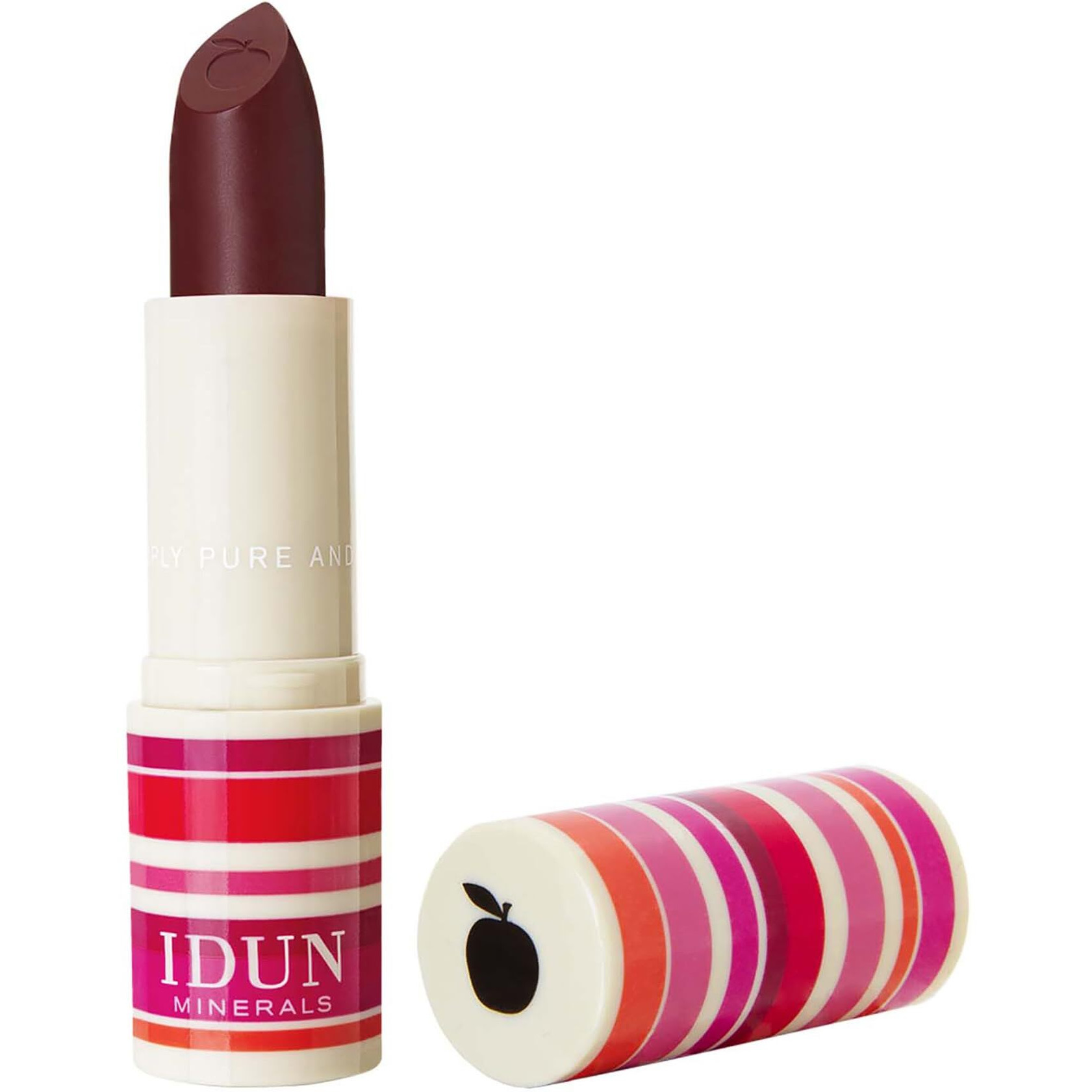 IDUN Minerals Matte Lipstick - Vegan Formula - Highly Pigmented - Rich Color Payoff - Long Lasting Wear - Suitable For All Skin Types - Bjornbar - 0.14 Oz, Deep Purple, (I0100316)