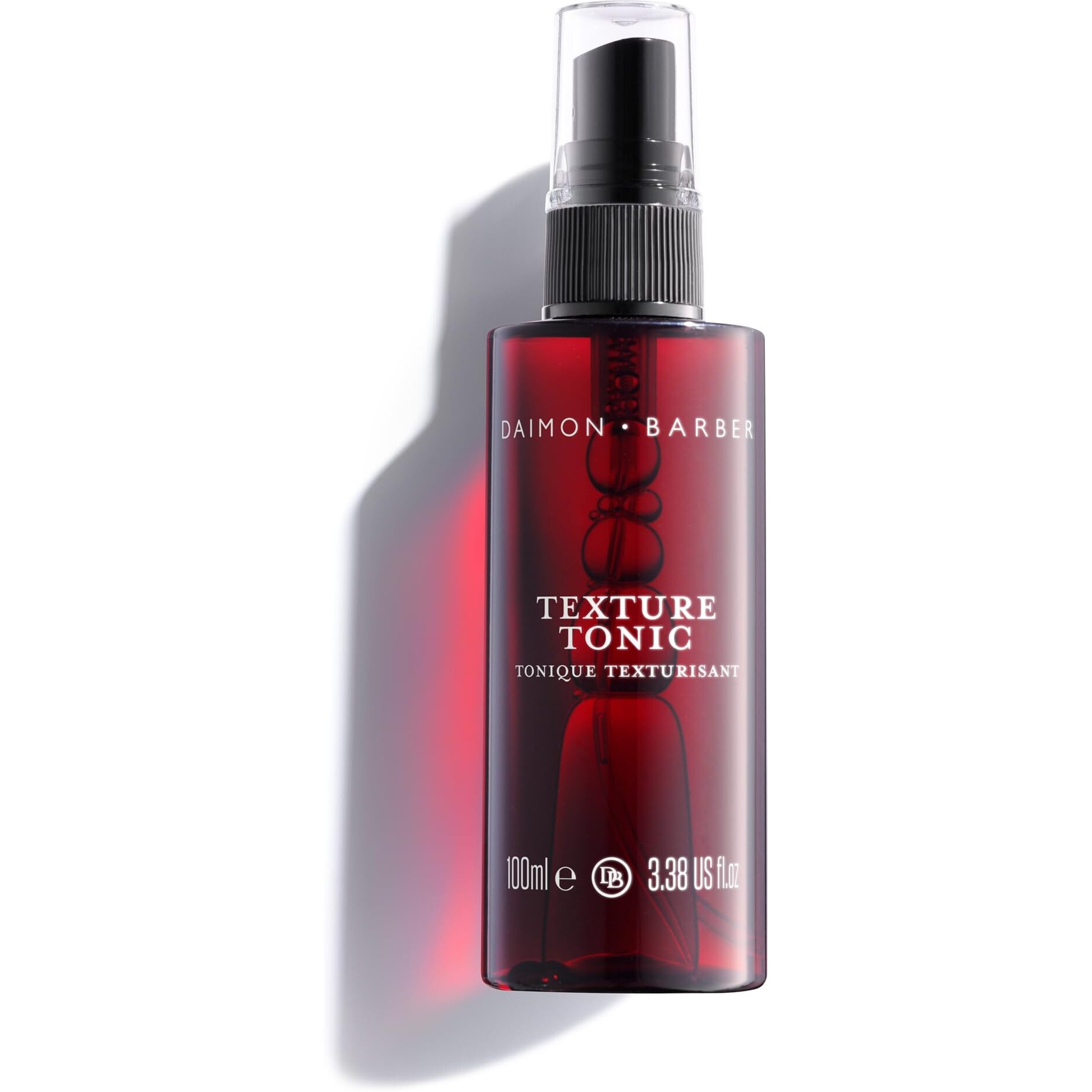 The Daimon Barber Hair Texture Tonic Hair Spray Volumizer Thickening Sea Mineral Hairspray Texturizes & Adds Fullness Kahai Nut Oil Vitamin E 3.38 Oz